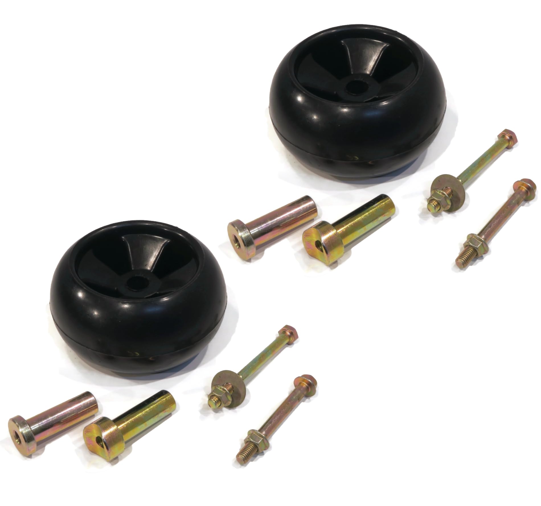(2-Pack) Gravely 03905600 & 03471700 Lawn Mower Tractor Deck Wheel Assembly Replacement Parts - Perfect for Zero-Turn Mower Maintenance & DIY Repair