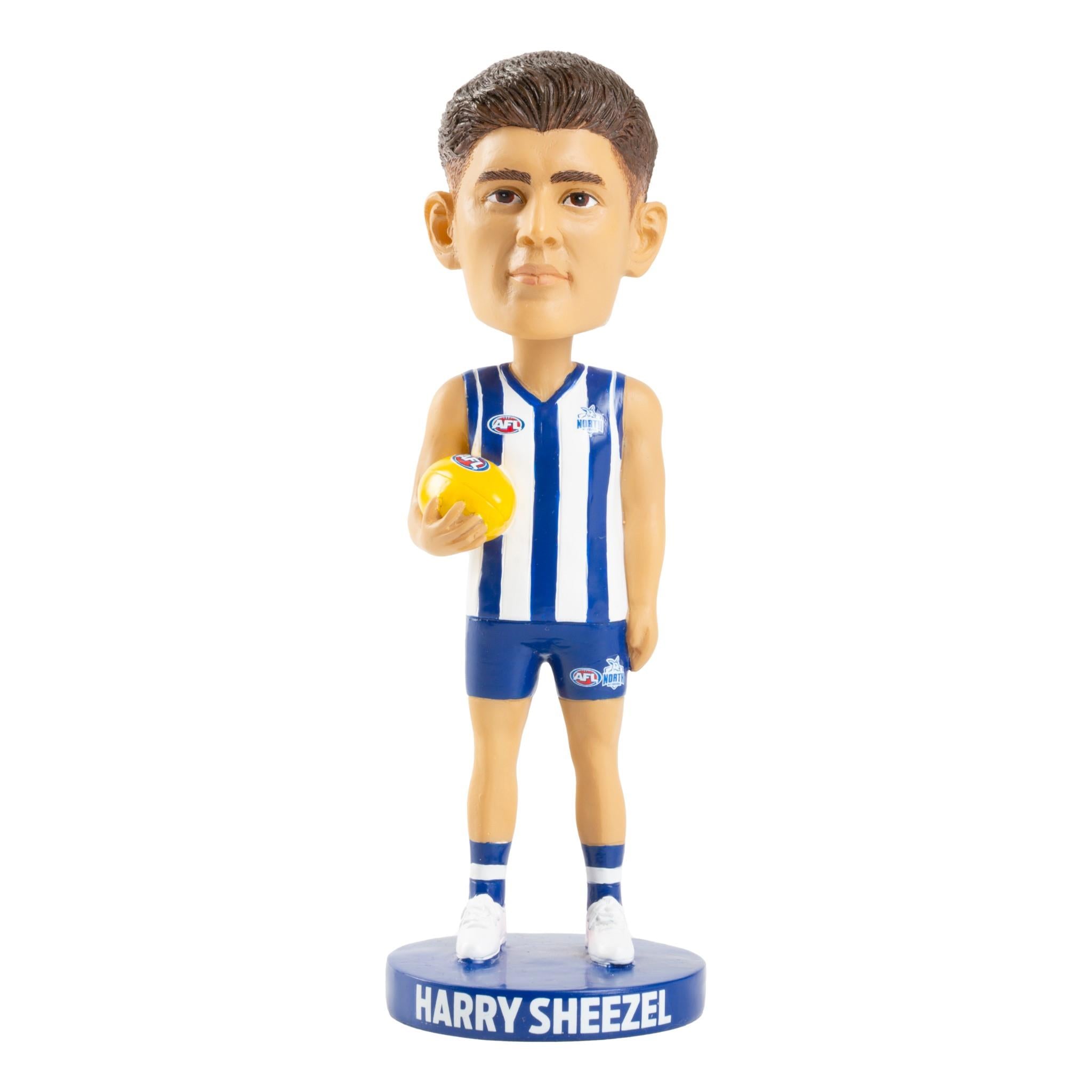 Harry Sheezel North Melbourne Kangaroos AFL Bobblehead - Collectible Sports Memorabilia for Fans & Home Decor