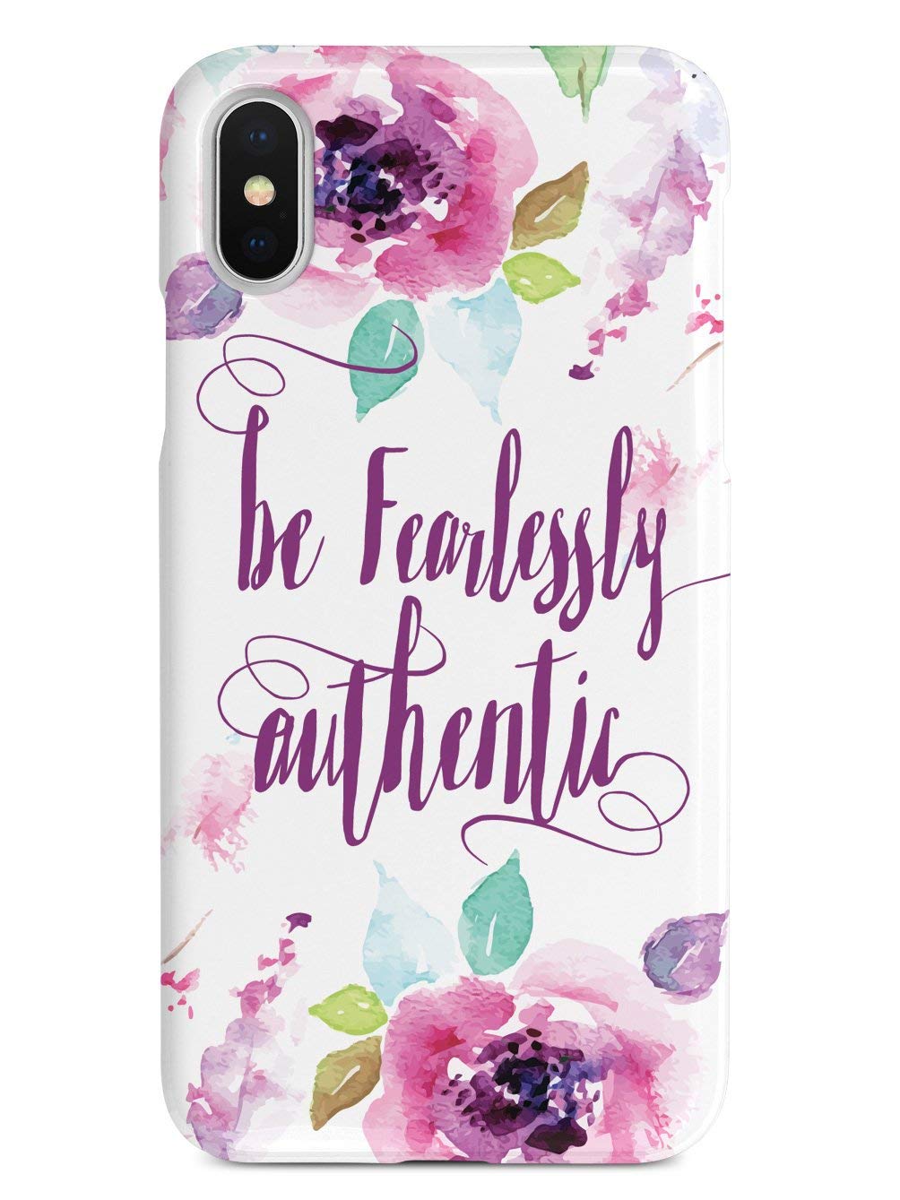 Premium 3D Textured Protective Phone Case for Apple iPhone Xs Max - Shockproof & Anti-Scratch Cover - Be Fearlessly Authentic - Perfect for Daily Use, Travel & Outdoor Activities