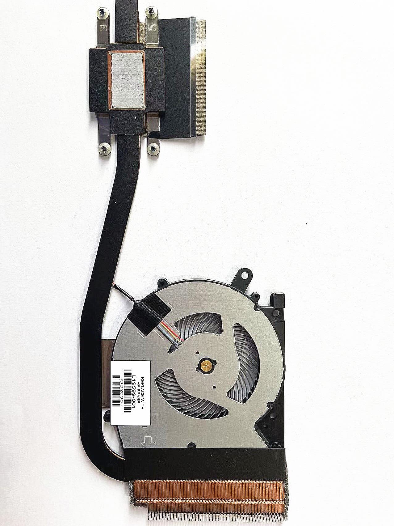 Wangpeng® Replacement Cooling Fan with Aluminum Heat Sink for HP Envy X360 13M-AG Laptop - Compatible with Part #L19599-001 - Perfect for Gaming, Video Editing & Overheating Prevention