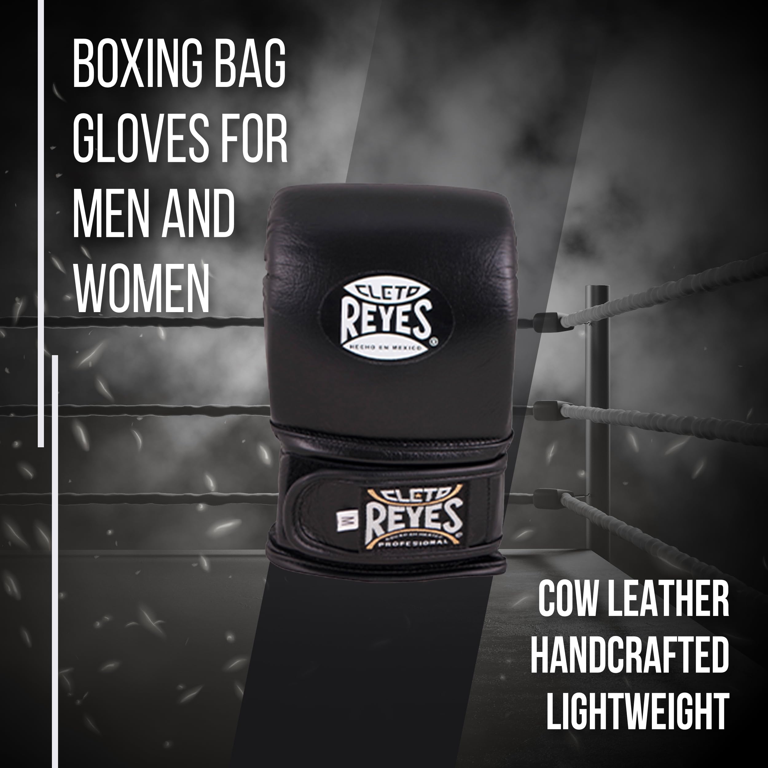 Cleto Reyes Boxing Gloves for Men & Women - Premium Hook & Loop Training Gloves for Punching Bags, Sparring & Fitness Workouts | Ideal for Boxing, MMA, Kickboxing & Home Gym Training