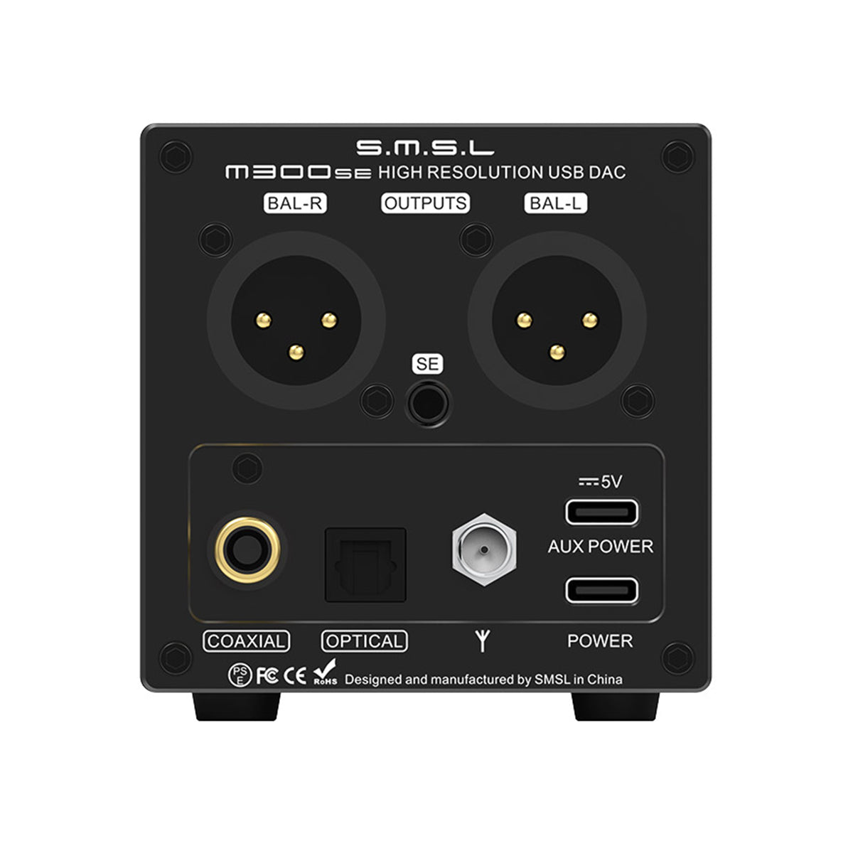 SMSL Audio M300SE Hi-Fi Digital-to-Analog Converter (DAC) - Premium Sound Quality for Home Audio & Studio Use | Perfect for Audiophiles, Music Producers & Gaming Enthusiasts