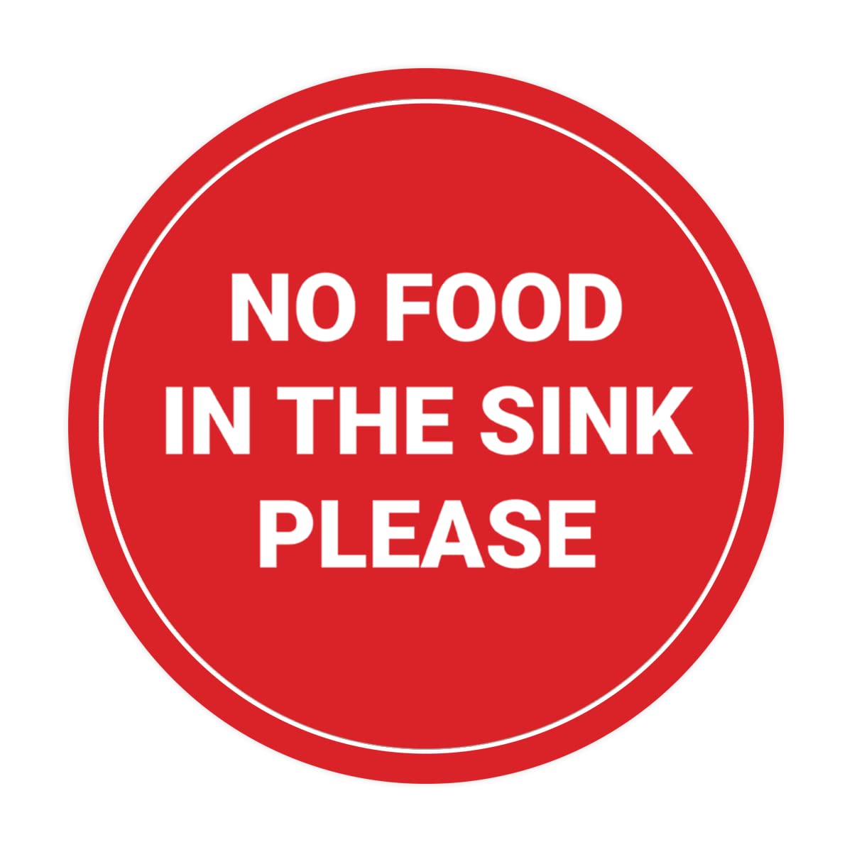 No Food in Sink Please