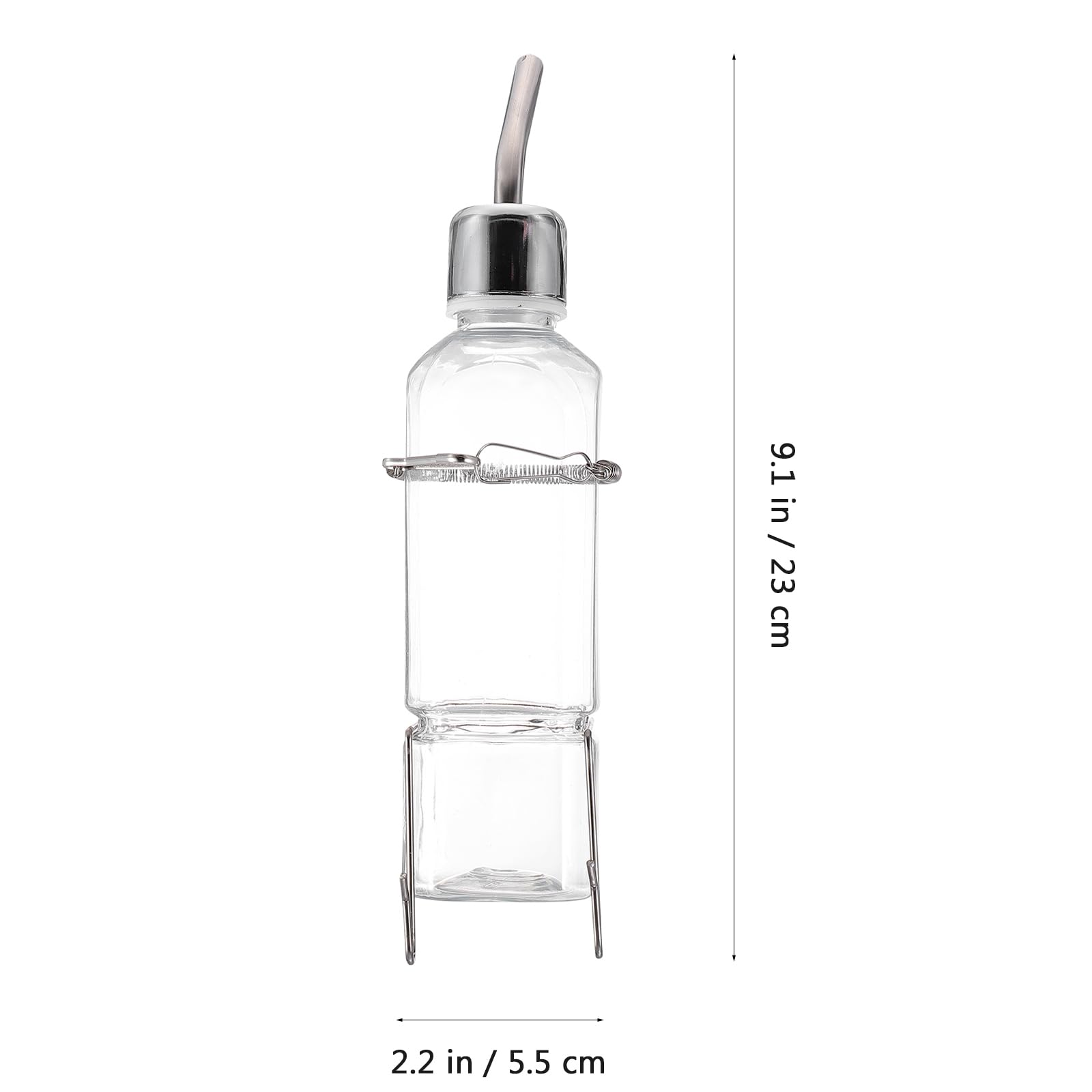Mipcase 6 Pack No Drip Hanging Water Bottle for Hamsters, Guinea Pigs, Rabbits & Small Animals - Leak Proof Pet Water Dispenser for Cages & Habitats