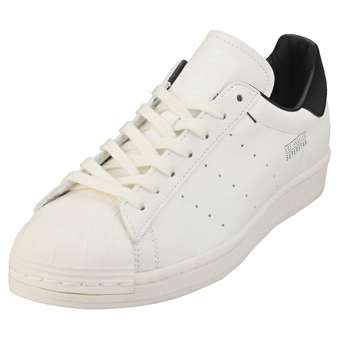 adidas Superstar Pure Men's Sneakers - Classic White Leather Low-Top Shoes for Casual Wear & Street Style | Perfect for Everyday Outfits, Gym, and Urban Fashion
