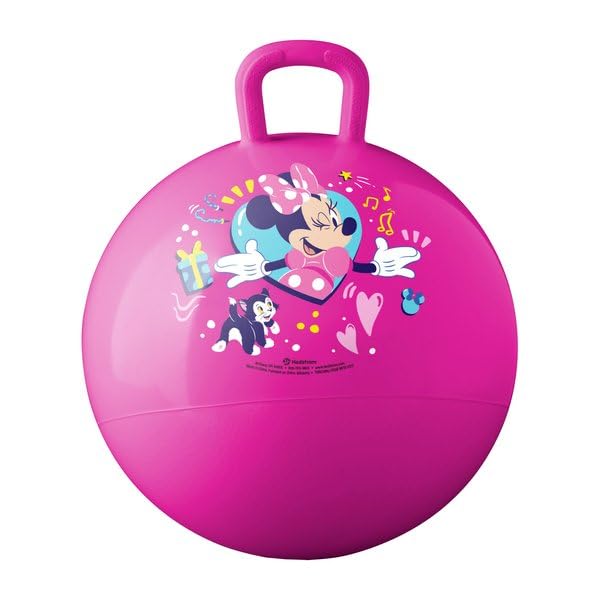 Hedstrom Minnie Mouse 15 Inch Inflatable Hopper Ball - Fun Bouncy Ride-On Toy for Toddlers & Kids (Perfect for Indoor Play, Birthday Parties & Outdoor Backyard Games)