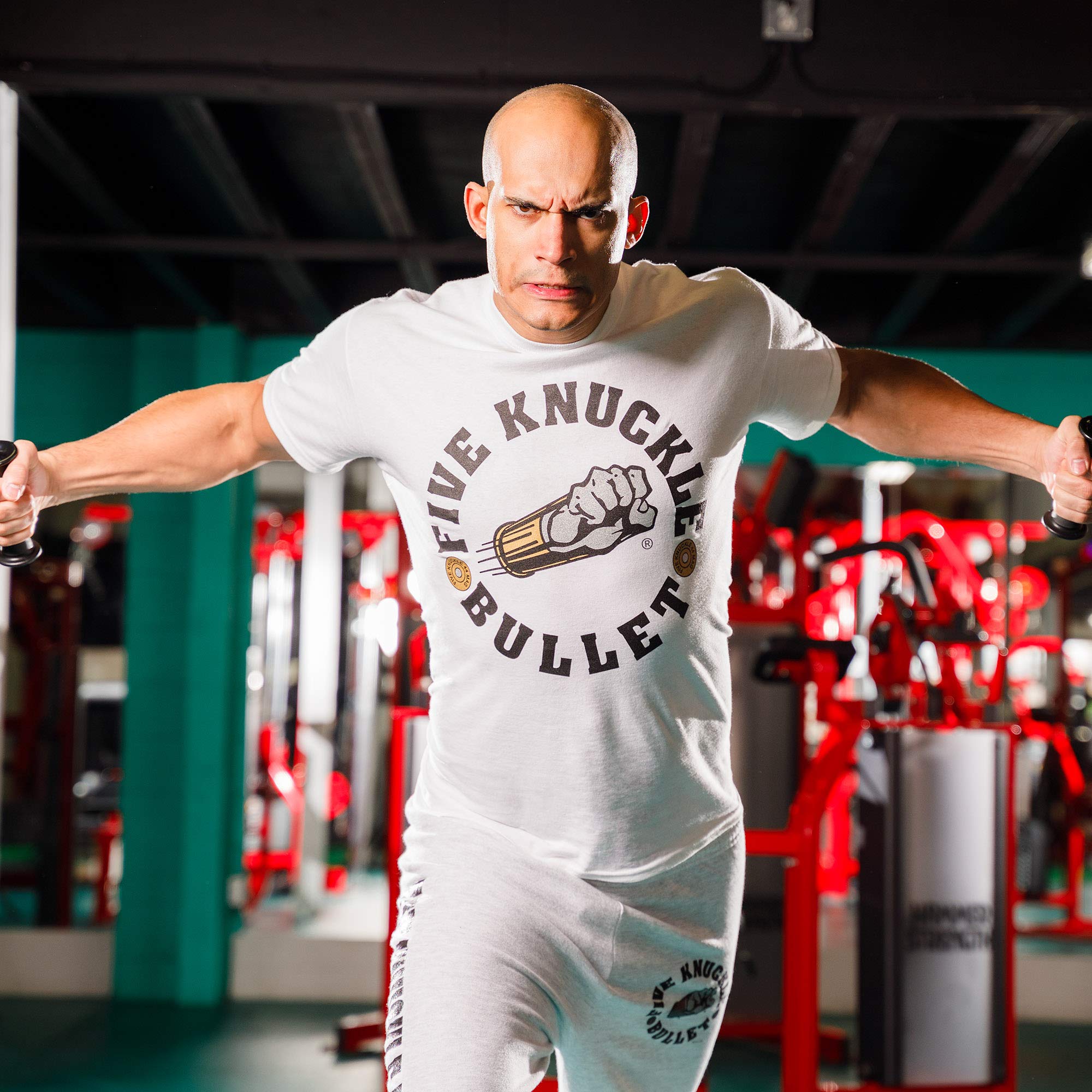 Original 44 MAG Logo Heavyweight 100% Cotton T-Shirt for UFC MMA Boxing Athletes & Fans - Gym Workout & Casual Streetwear