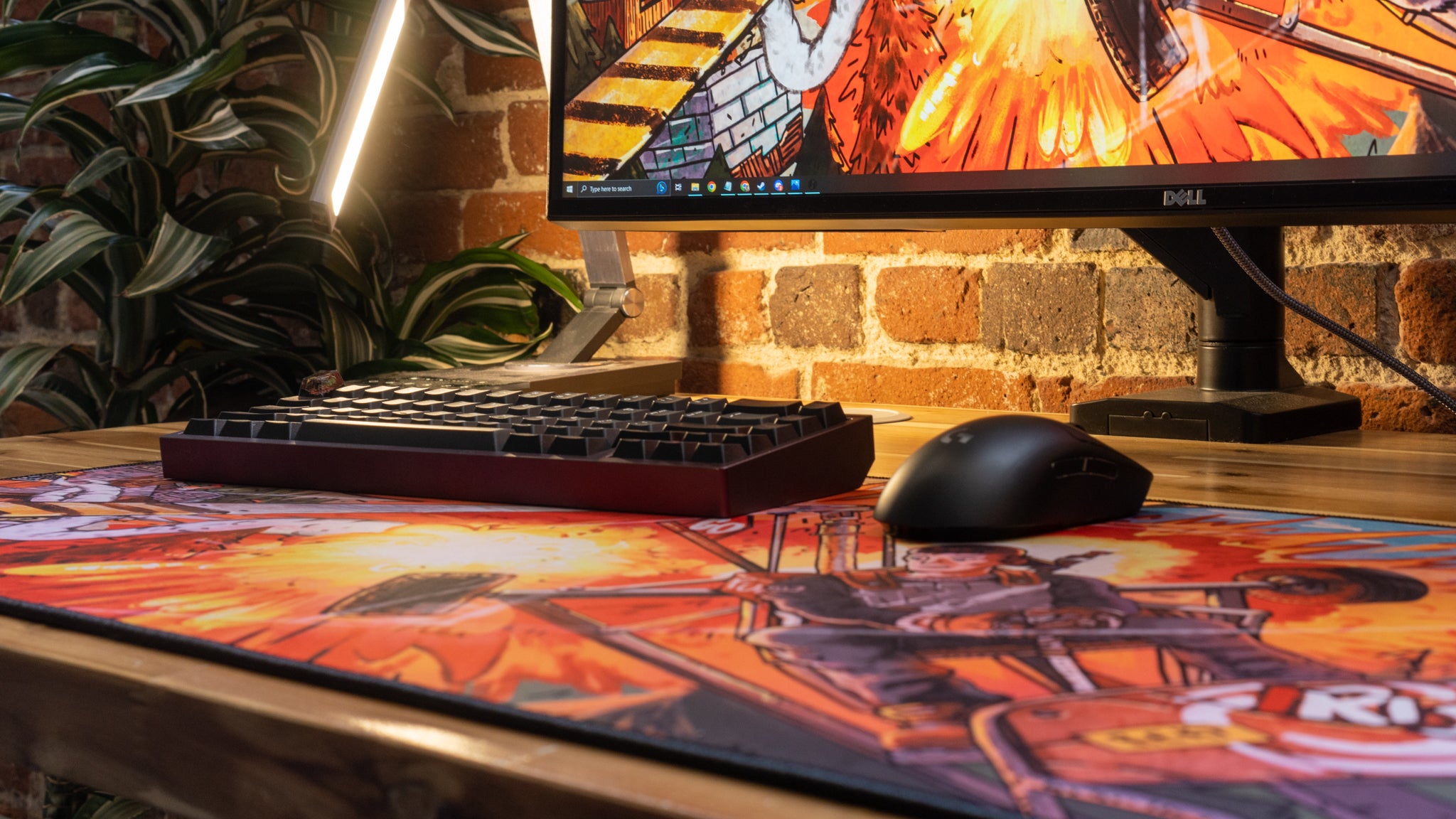 iRisk Fly Guy Content Creator Collaboration Rust Limited Edition Mouse Pad - Premium Gaming & Office Desk Accessory for Streamers, Gamers & Professionals