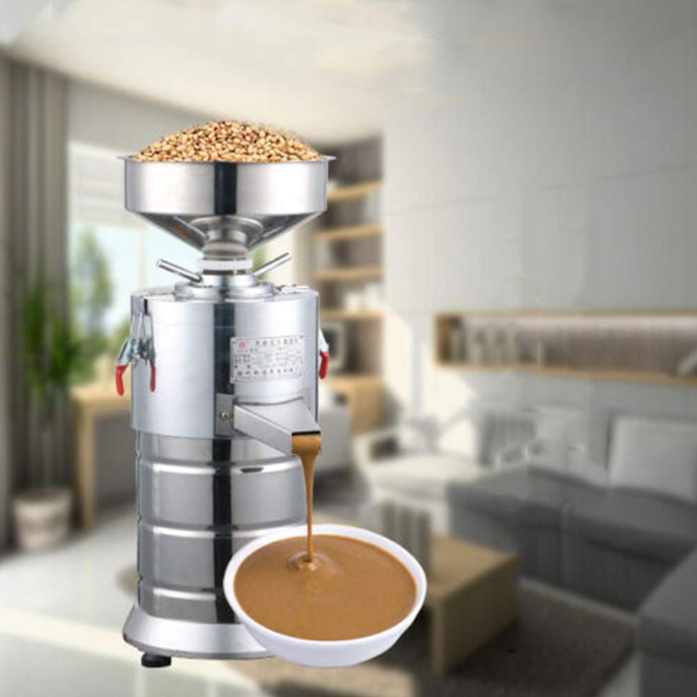 Commercial Electric Peanut Butter & Sesame Grinding Machine - 1100W, 220V, 15kg/h Capacity - Aluminum Alloy & Stainless Steel Construction - Perfect for Restaurants, Bakeries, and Food Processing Businesses