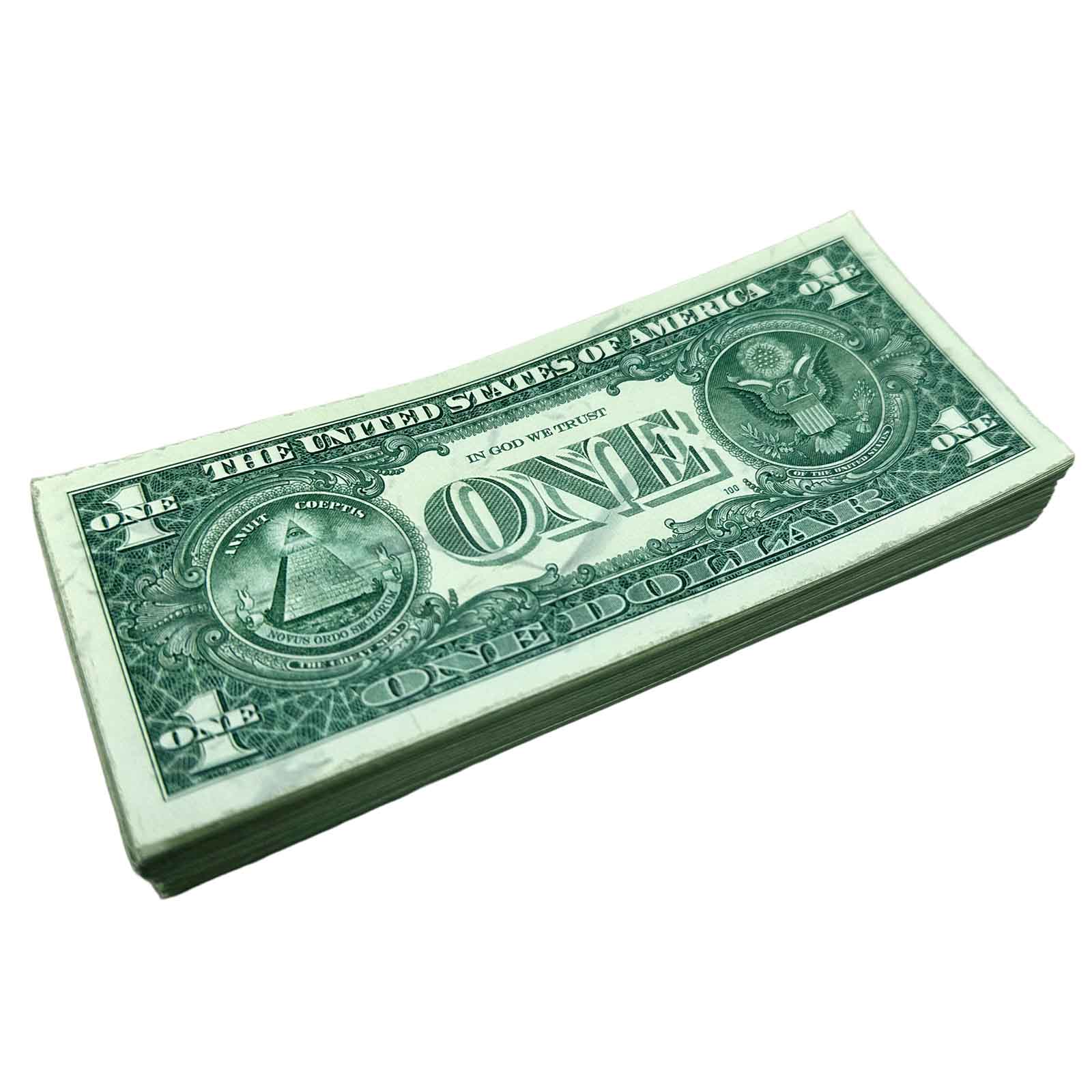 RealAged™ New Series Prop Money - Ultra Realistic $1 Bills for Movies, TV Shows & Photography | Hero Close-Up Cash for Film Productions