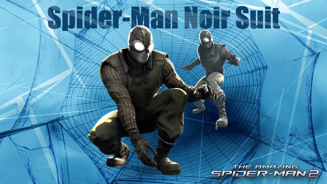 Spider-Man Noir Suit - The Amazing Spider-Man Game Code | PS4/PC Digital Download | Action-Adventure Gaming Gift for Marvel Fans