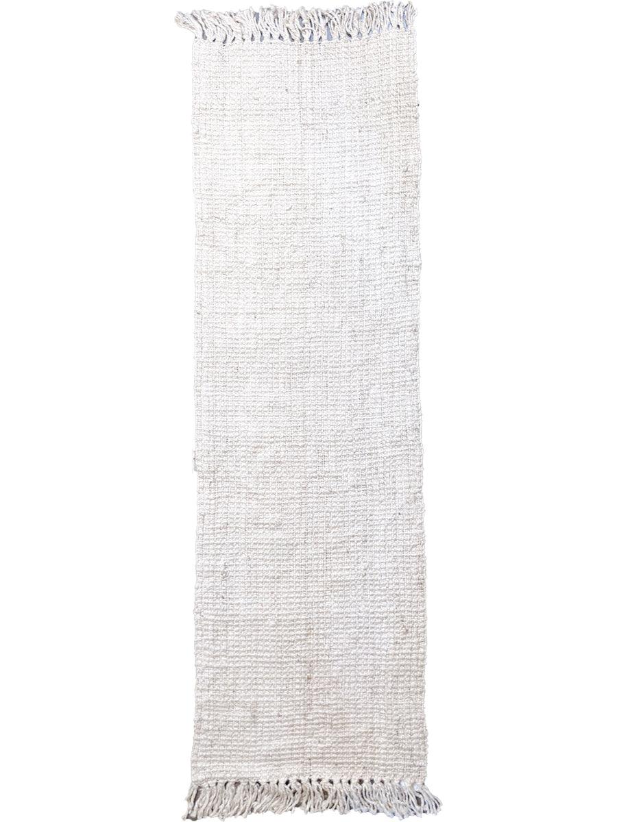 Handwoven Turkish Overdyed Jute Rug Runner - 7.11' x 2.6' Natural Fiber Floor Mat for Boho Living Room, Dining Room & Hallway Decor