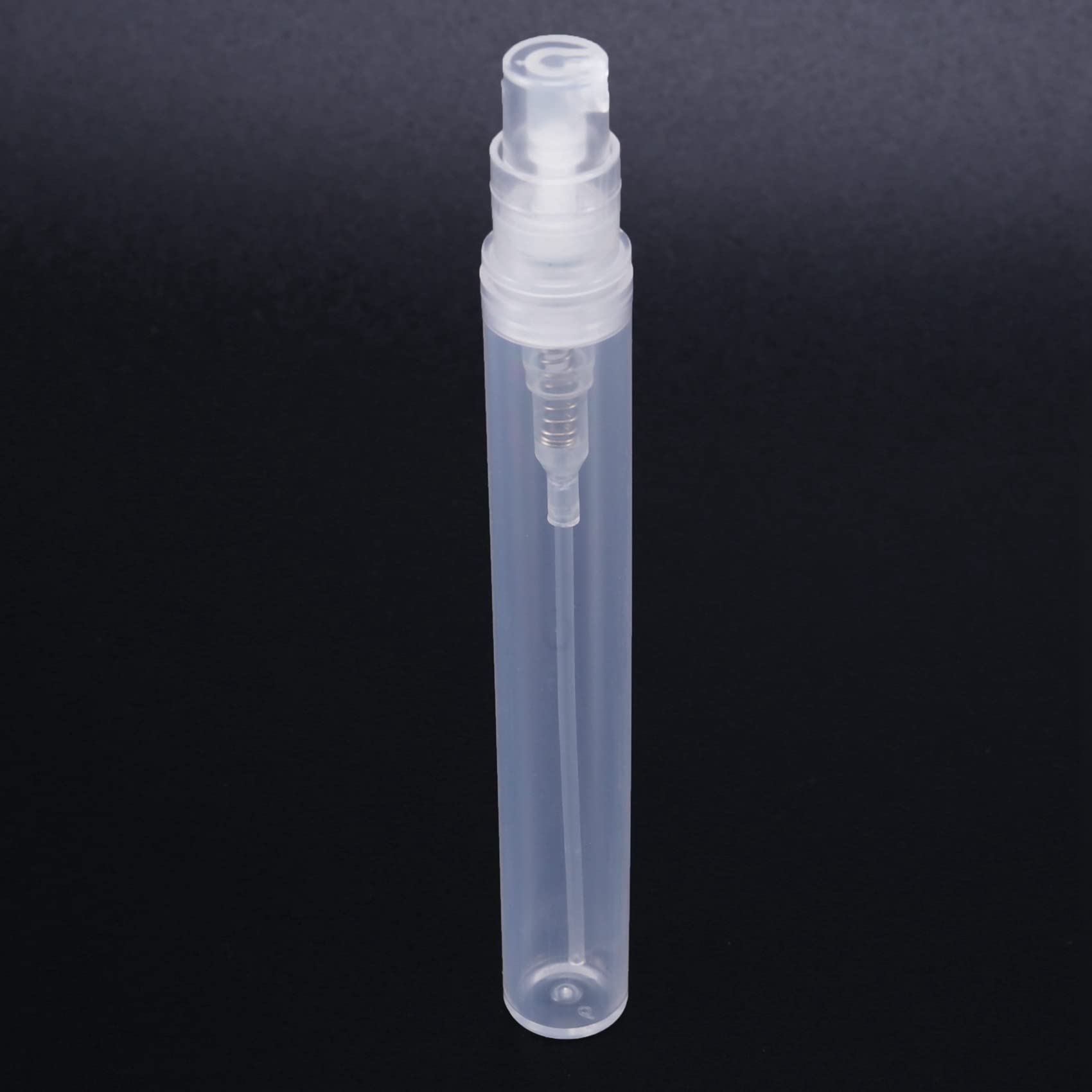 Barabesty 50Pcs 5Ml Empty Clear Plastic Perfume Atomizer Bottles - Refillable Travel Size Sprayer for Fragrance, Essential Oils & Cosmetics - Perfect for Travel, Gym, Purse & Sample Distribution