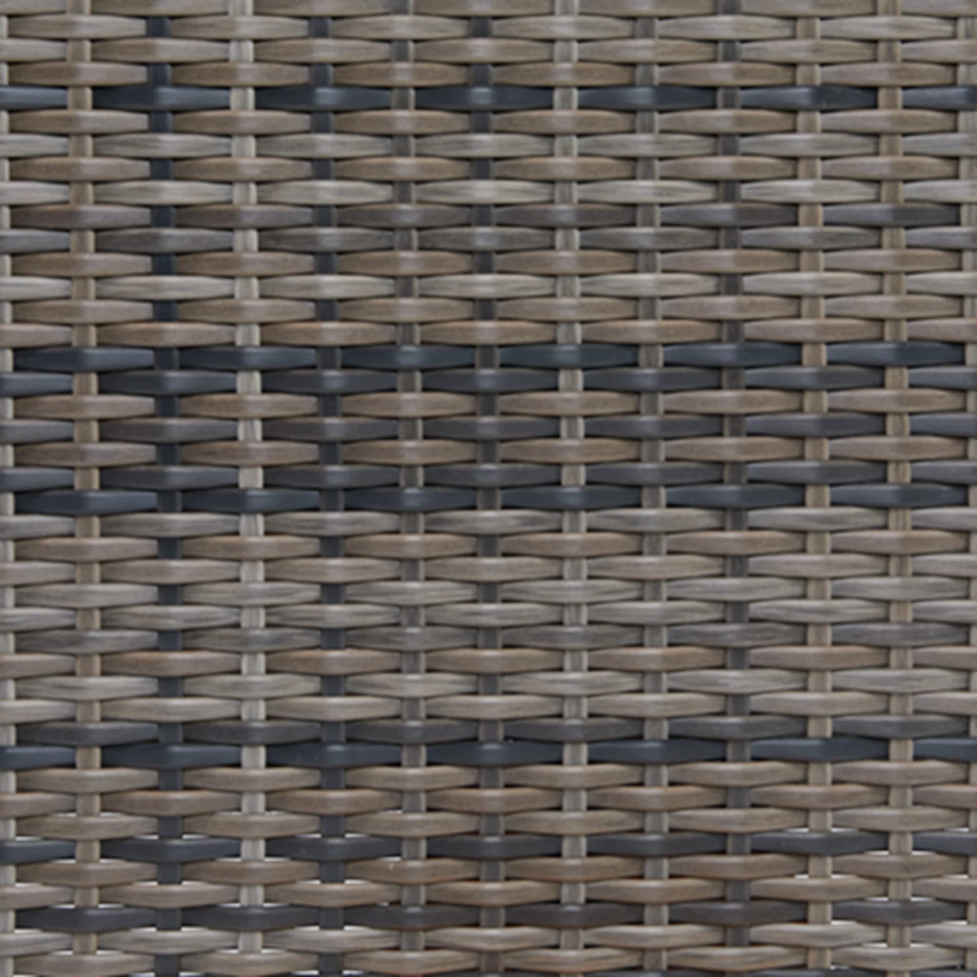 Signature Design by Ashley Outdoor Harbor Court Patio Wicker Ottoman with Cushion - Gray - Weather-Resistant & Comfortable for Poolside, Garden or Deck Relaxation