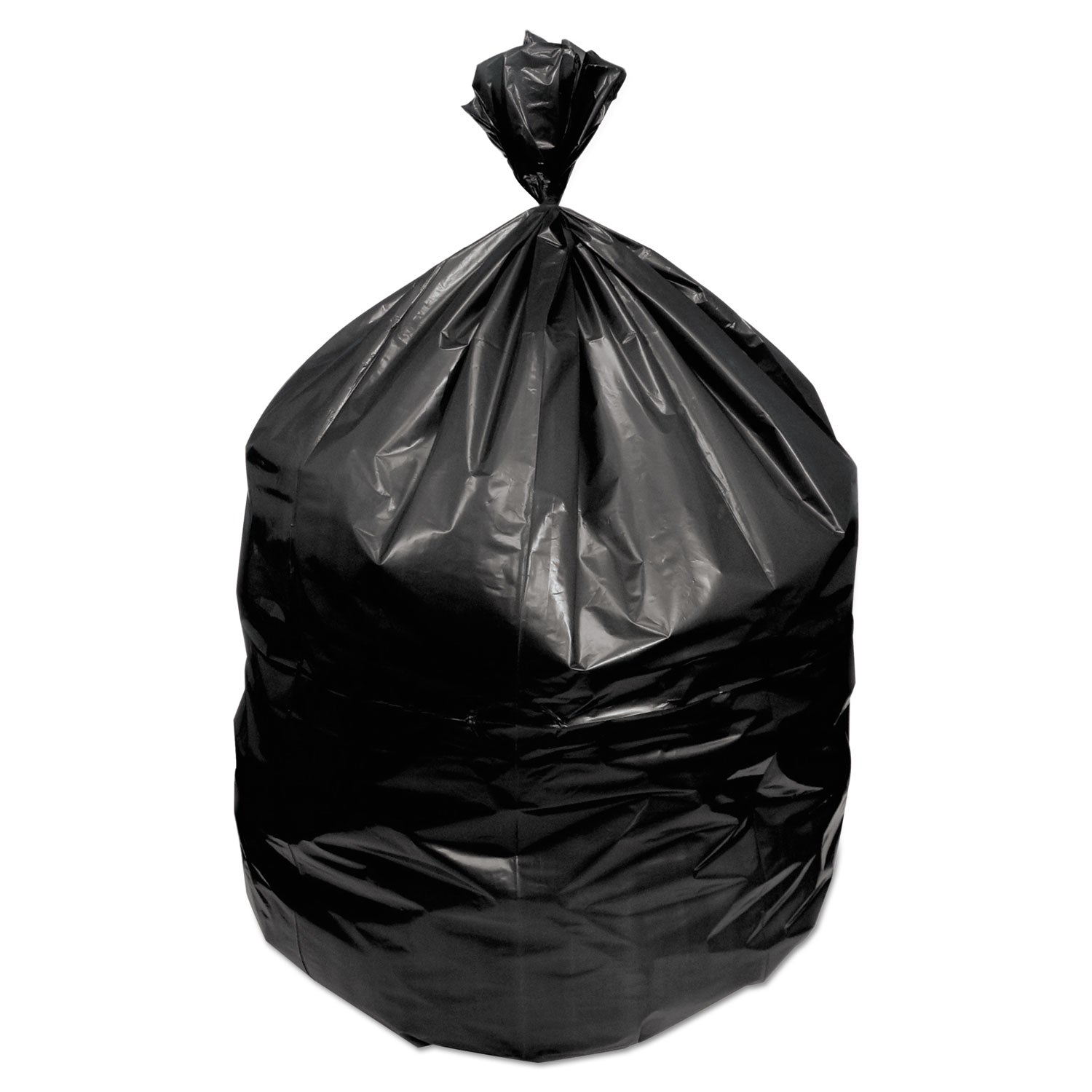AccuFit® 23 Gallon Black Linear Low Density Can Liners - 1.3 Mil, 28