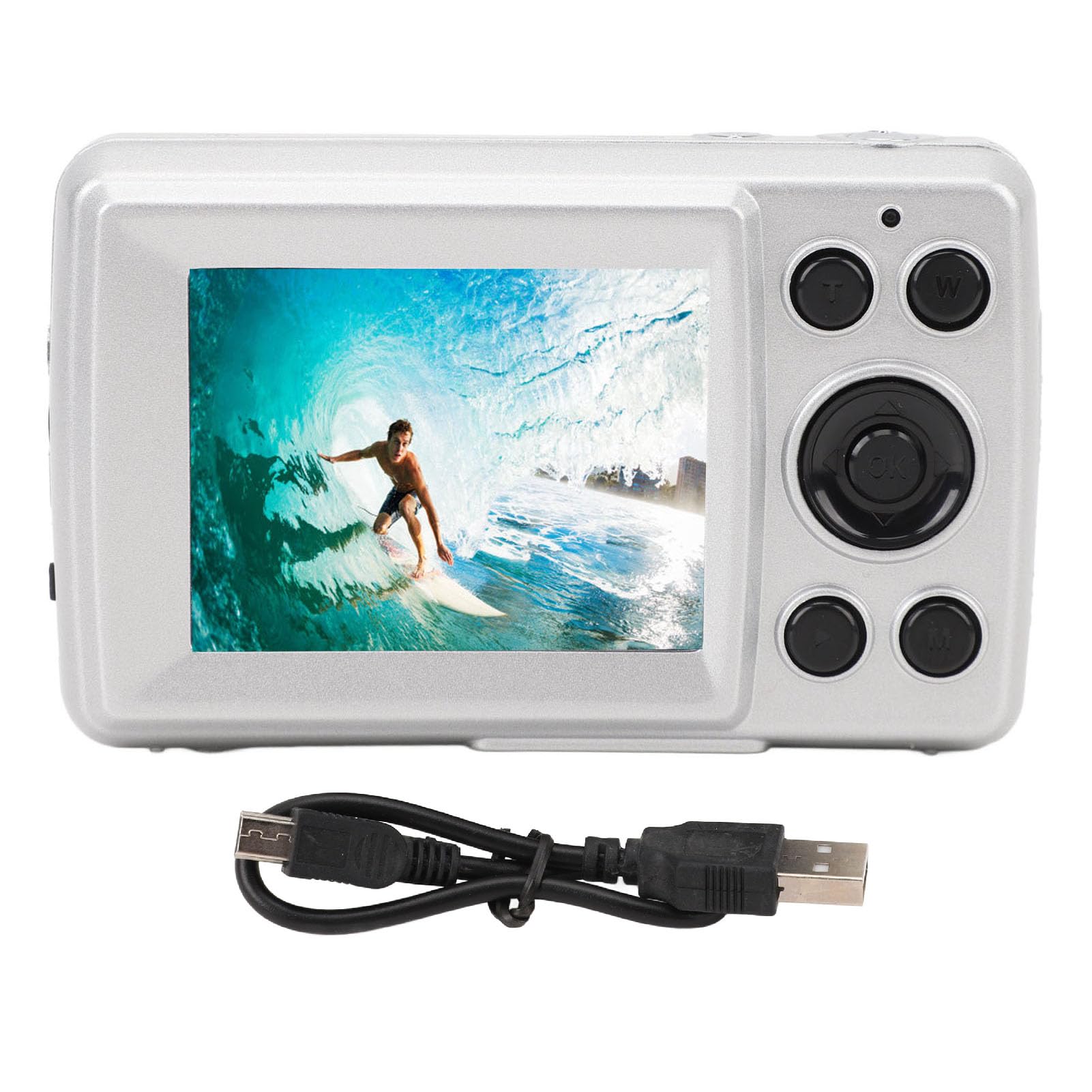 HD 1080P Digital Camera with 2.4 Inch LCD Screen - Compact & Portable for Travel, Vlogging & Everyday Photography | Best Small Digital Video Camera for Beginners