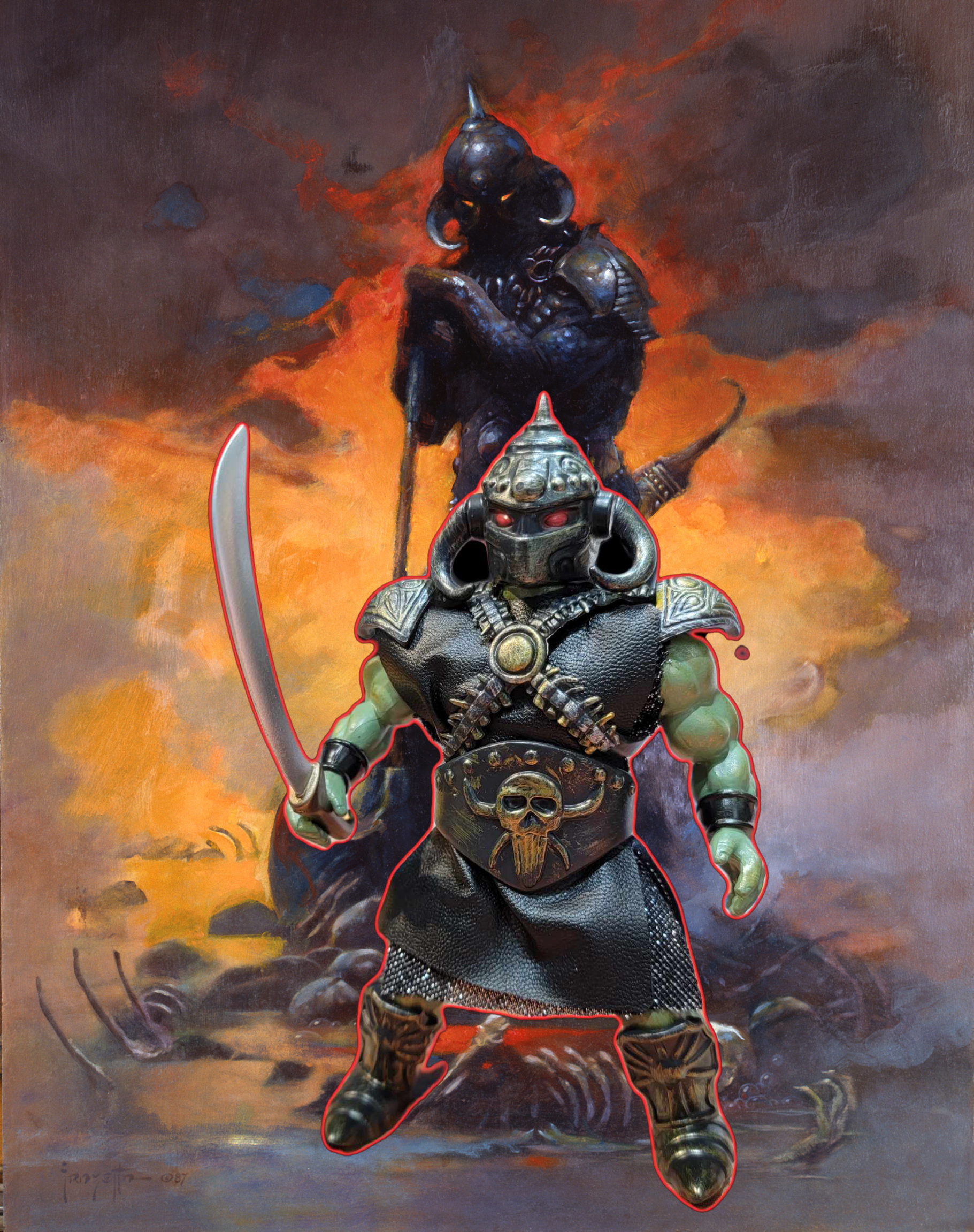Zoloworld Death Dealer Limited Museum Edition Statue - Collectible Art Figure for Home Decor, Office Display & Gift for Fantasy Fans