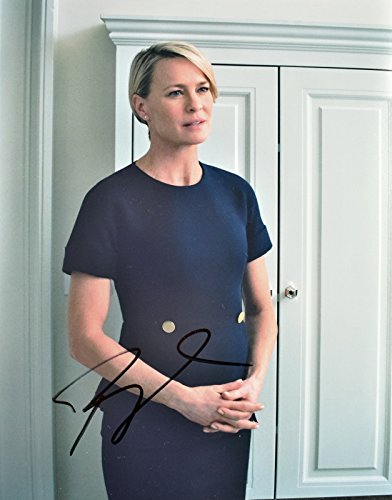 Robin Wright Autographed 11x14 Photo - House of Cards Claire Underwood Signed Memorabilia - Perfect for Movie Fans, Collectors & Home Theater Decor