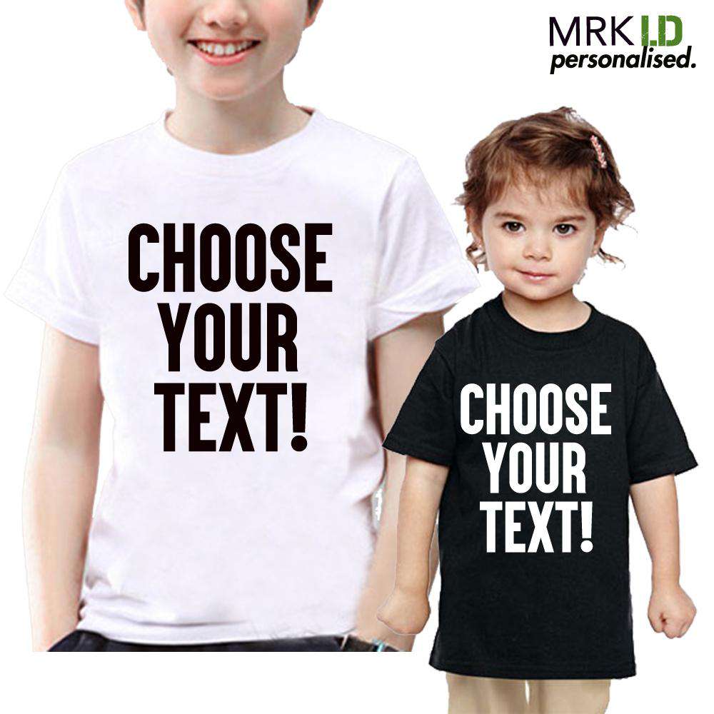 Custom Personalized T-Shirts for Kids & Adults - MRK X Design | Perfect for Family Matching Outfits & Gifts