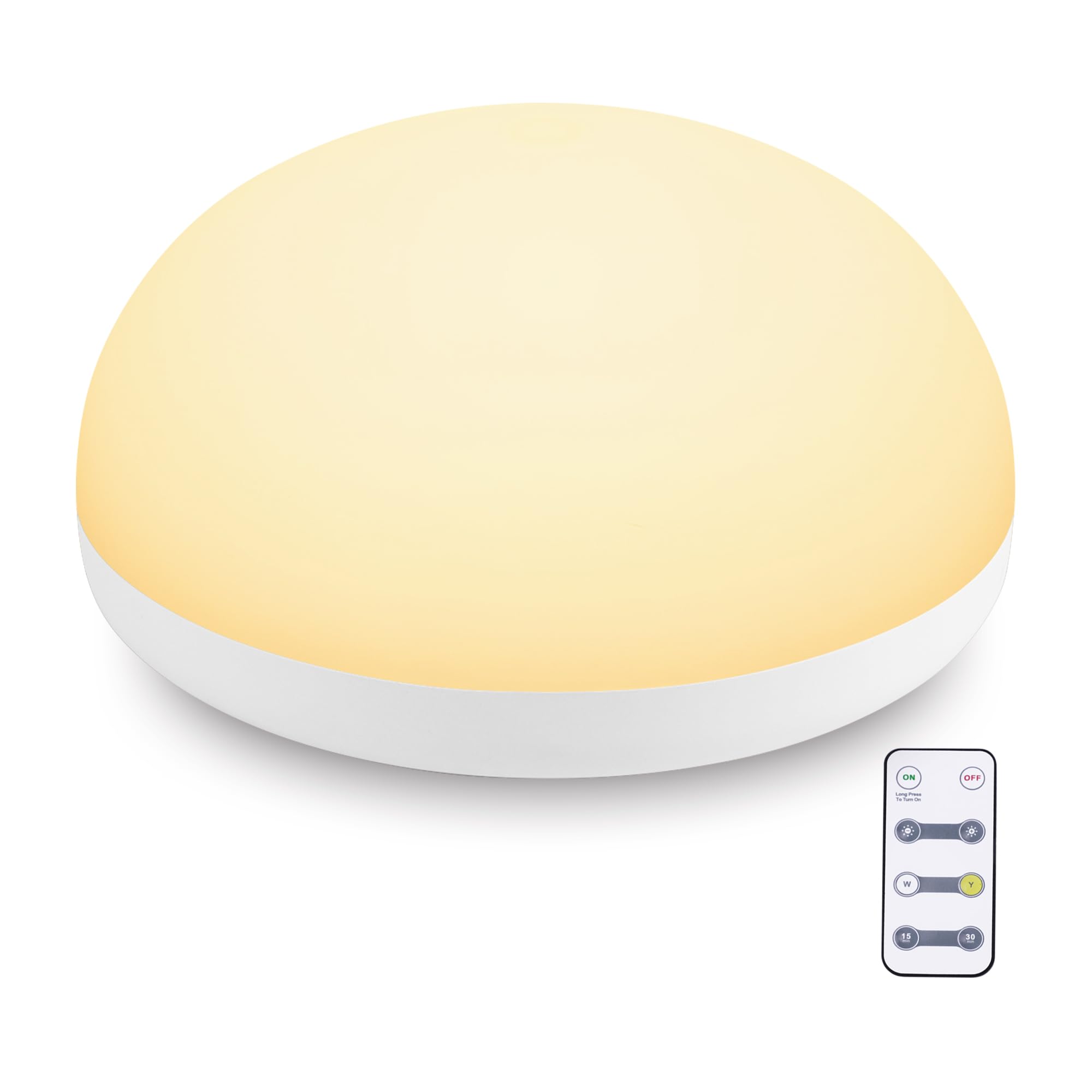 Rechargeable Baby Night Light with Remote & Timer - Dimmable Touch Control Nursery Light for Breastfeeding, 2 Color Modes | Portable Night Light for Kids Room, Bedside & Travel Use