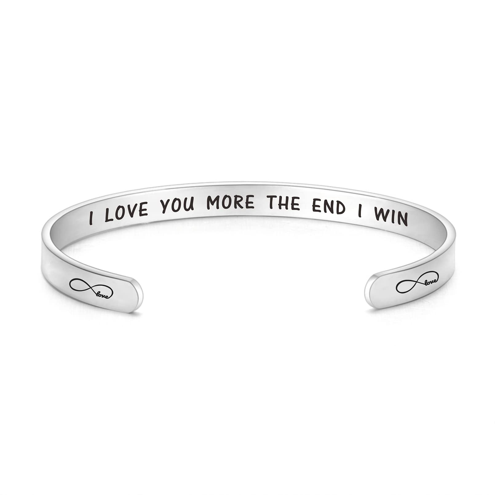 I Love You Bracelet for Women - Romantic Jewelry Gift for Girlfriend, Wife, Mom - Perfect for Anniversary, Christmas, Valentine's Day & Birthday - Heartfelt Present for Her