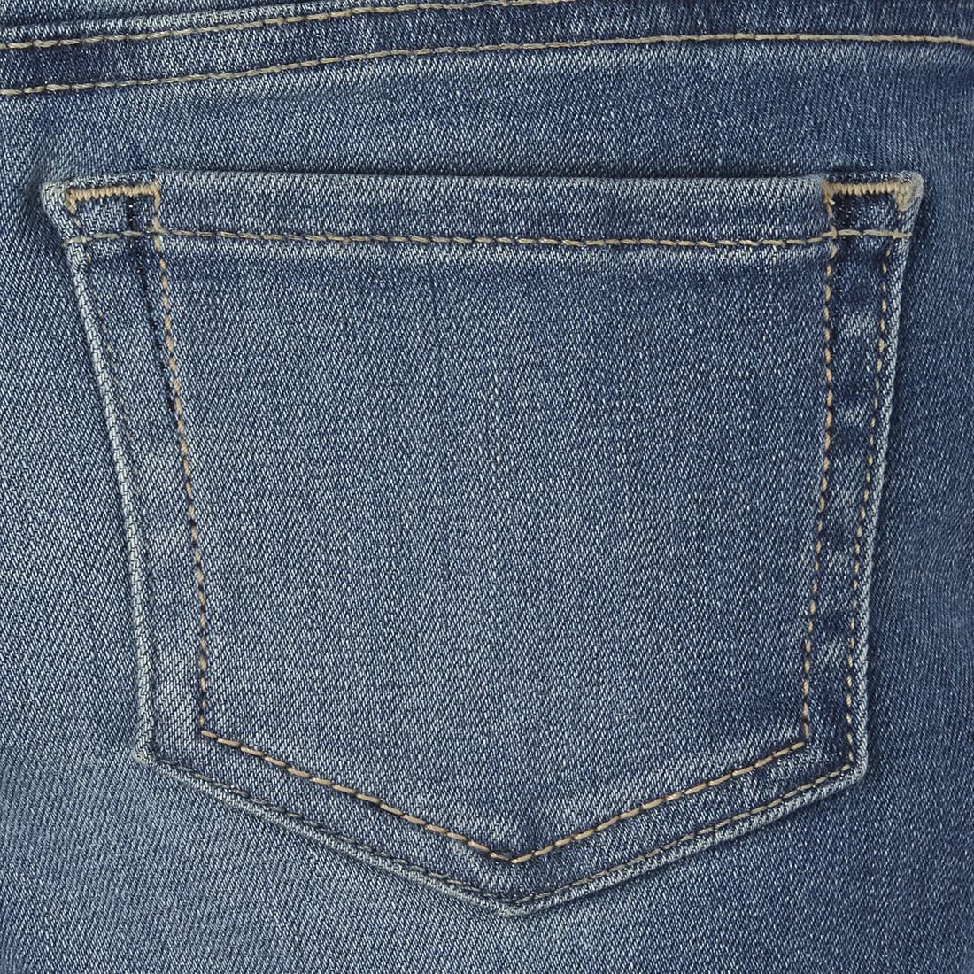 The Children's Place Girls' Button Front Straight Leg Jeans - Comfortable & Stylish Denim Pants for School, Play & Everyday Wear