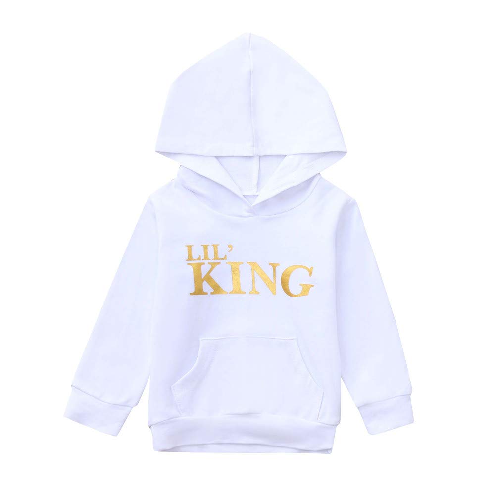 WOCACHI Toddler Baby Boys & Girls Hoodie Romper Jumpsuit - Cute Letter Print Outfit for Kids | Perfect for Playdates, Family Photos & Everyday Wear