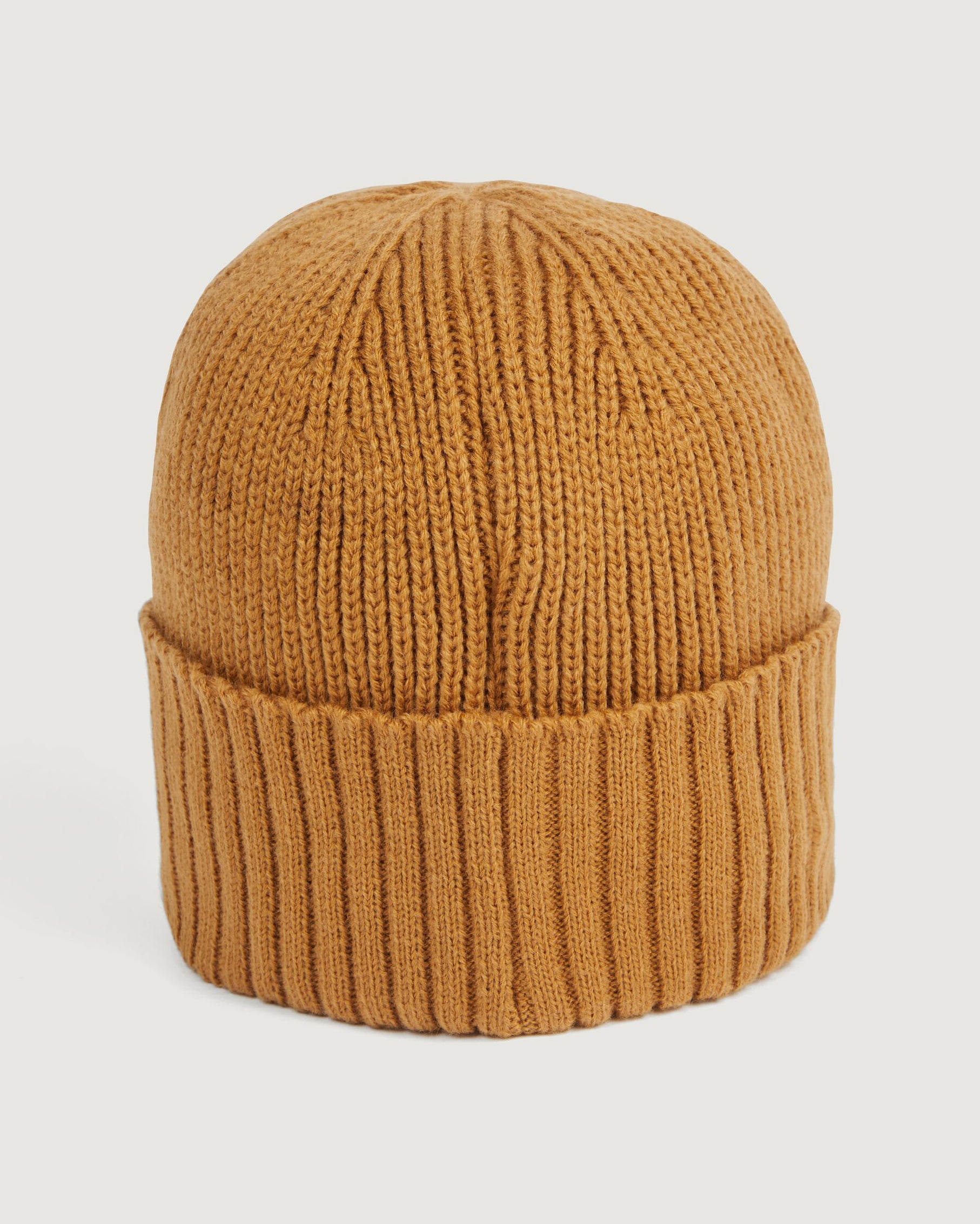 Kathmandu Badge Beanie - Golden Oak Winter Hat for Men & Women - Warm Knit Beanie for Outdoor Activities, Hiking, and Cold Weather Fashion