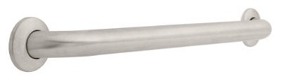 Delta DF5624SS 24-Inch Stainless Steel Bathroom Grab Bar - ADA Compliant Safety Handle for Elderly & Disabled - Perfect for Showers, Bathtubs & Toilets - Pack of 55