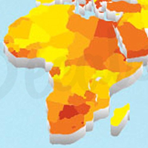 Yellow Worldmap