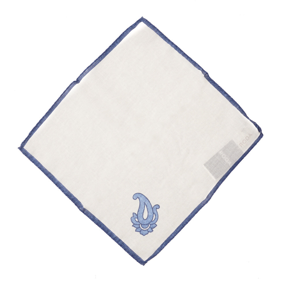 Luxury Roda Wool Silk Pocket Square - Premium Handkerchief for Men's Formal Wear - Perfect for Weddings, Business Meetings & Special Occasions