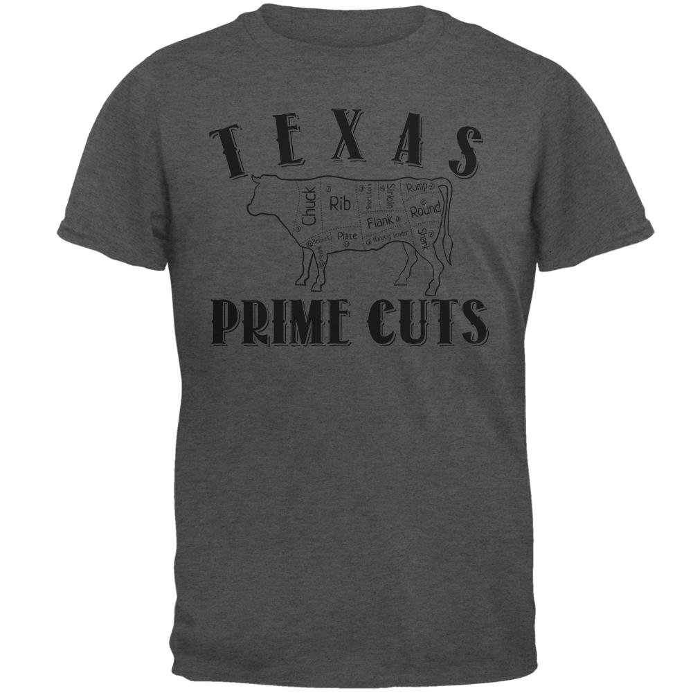 Old Glory Texas Prime Cuts Men's T-Shirt - Patriotic American Flag Graphic Tee for Casual Wear & Outdoor Activities