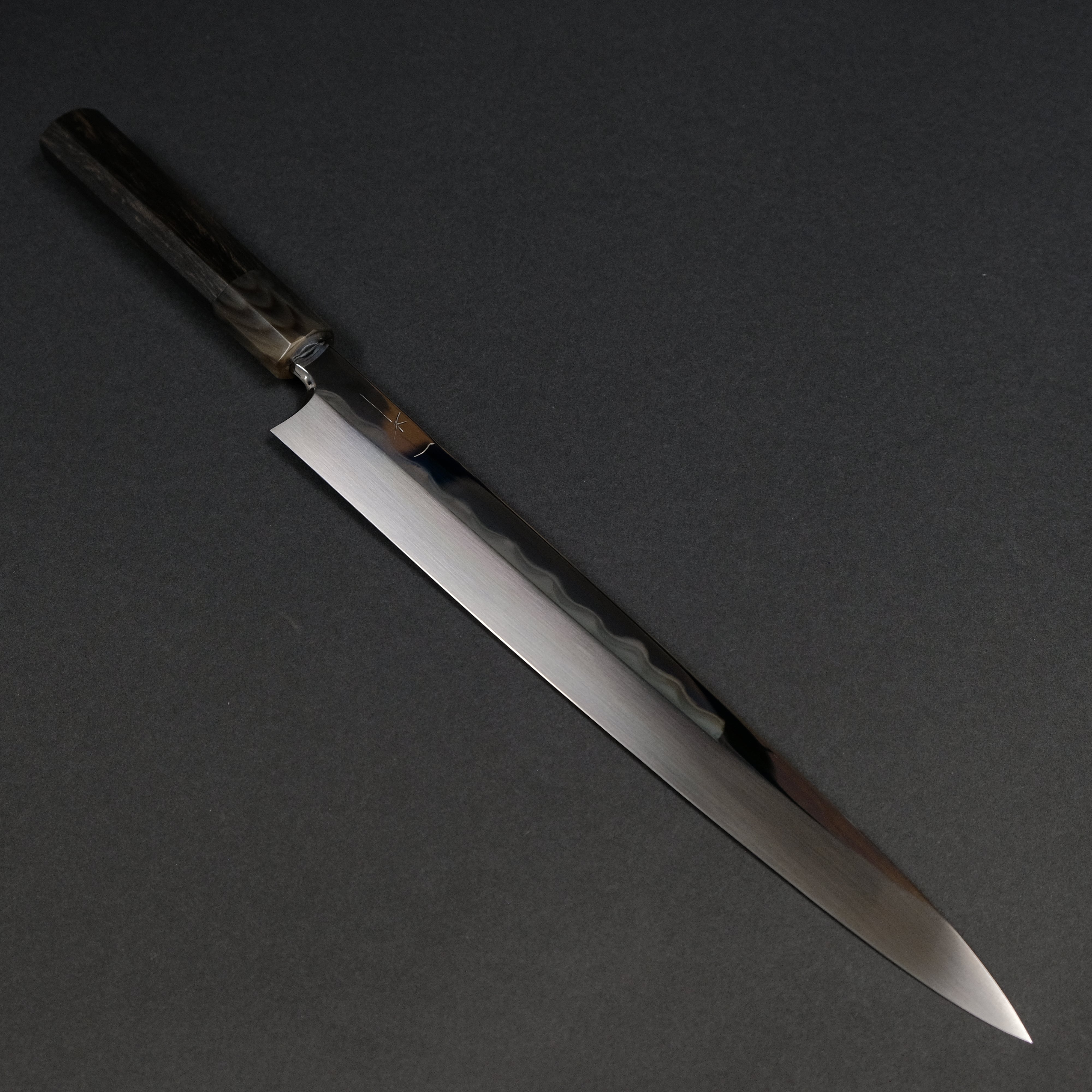 Hitohira Togashi White #1 Mizu Honyaki Yanagiba 300mm Sushi Knife with Taihei Ebony Handle & Saya - Premium Japanese Chef Knife for Sushi, Sashimi & Fine Slicing