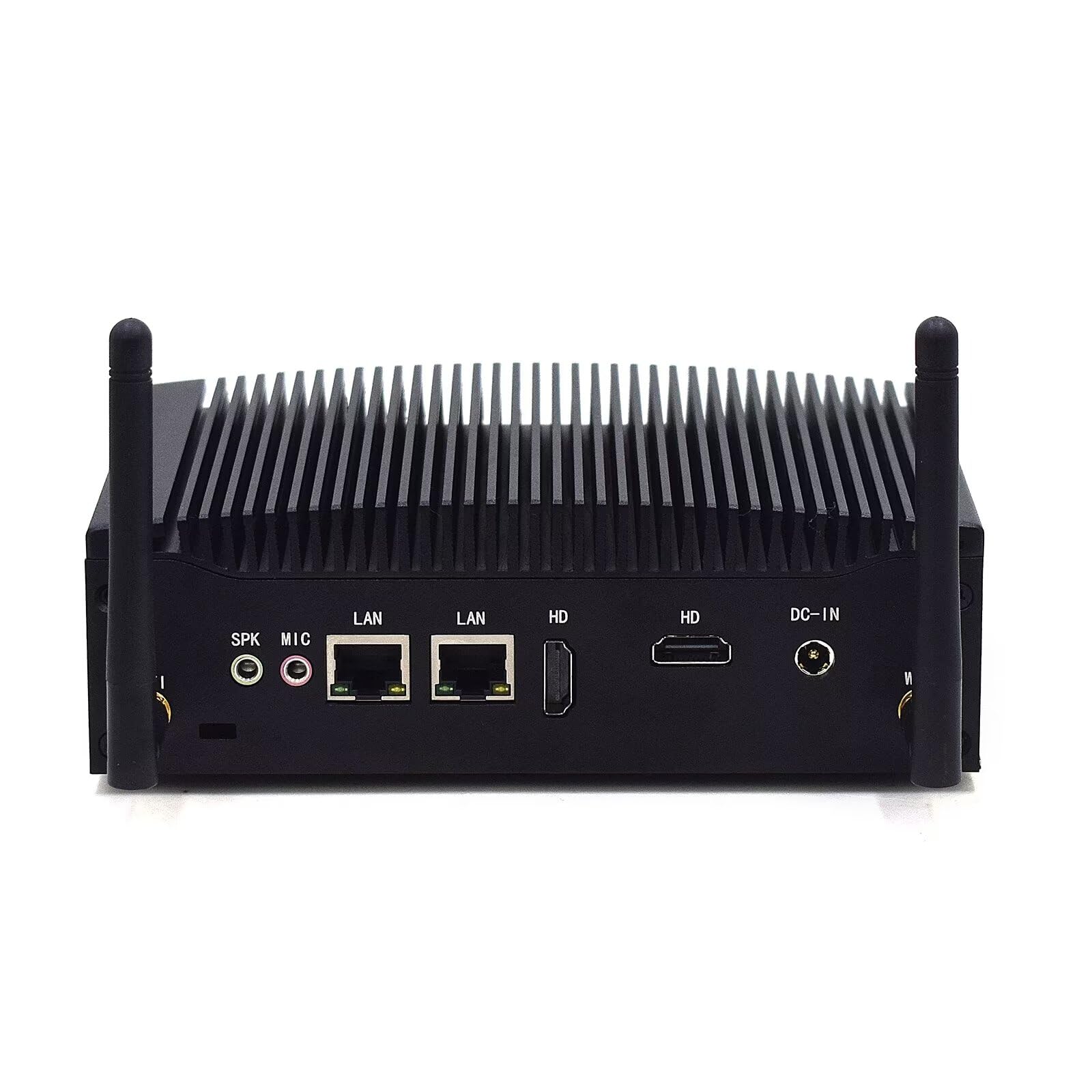 WEIDIAN Fanless Mini PC with Intel i5-8260U, 16GB RAM & 1TB SSD - Industrial Computer for 4K Dual Display, Windows 11, Dual Ethernet RS232 & Dual Band WiFi - Perfect for Office, Home Theater & Industrial Automation