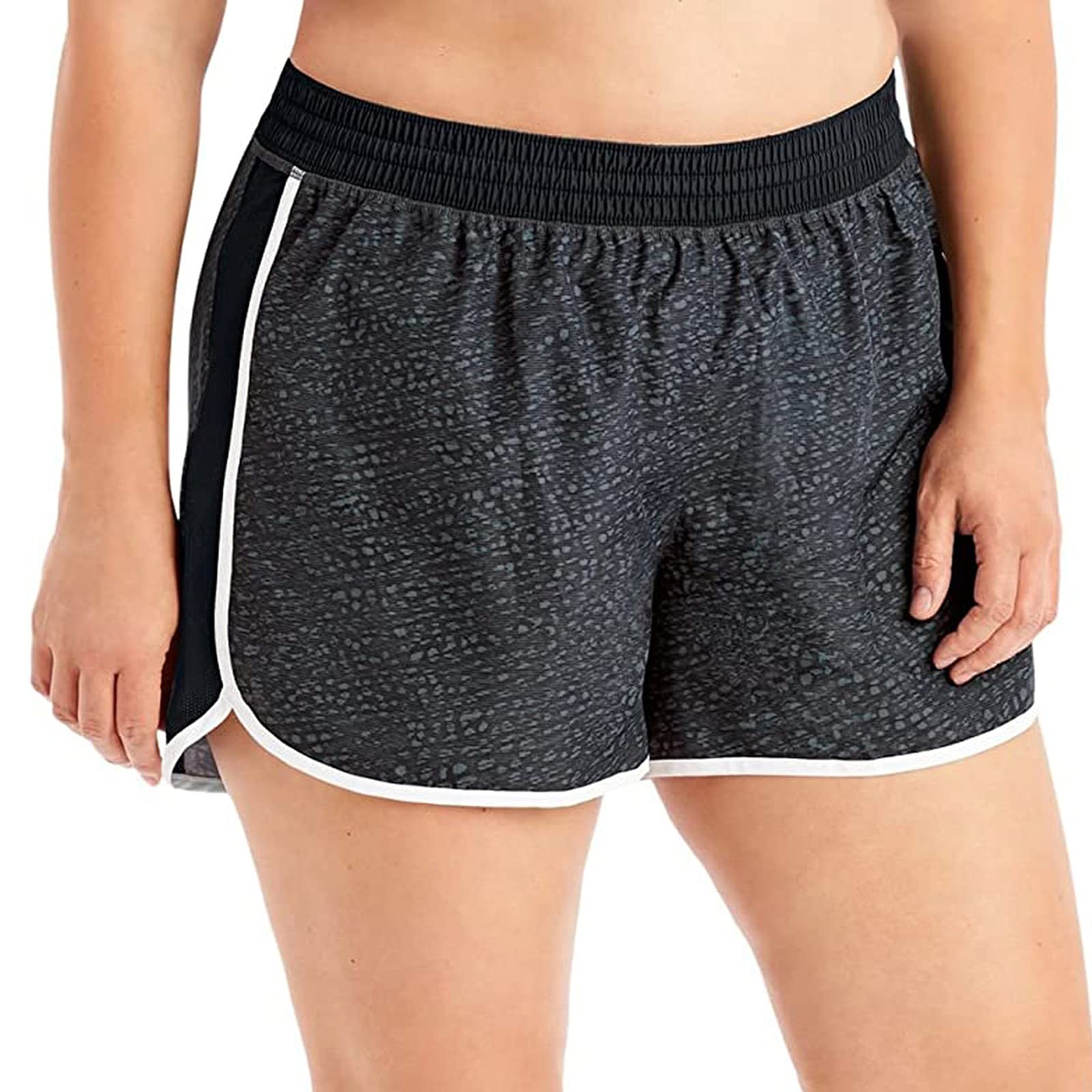 FlekmanArt Women's Workout Running Shorts - Lightweight Quick-Dry Athletic Gym Shorts with Elastic Waist for Yoga, Jogging & Beach Wear - Comfortable Casual Training Shorts