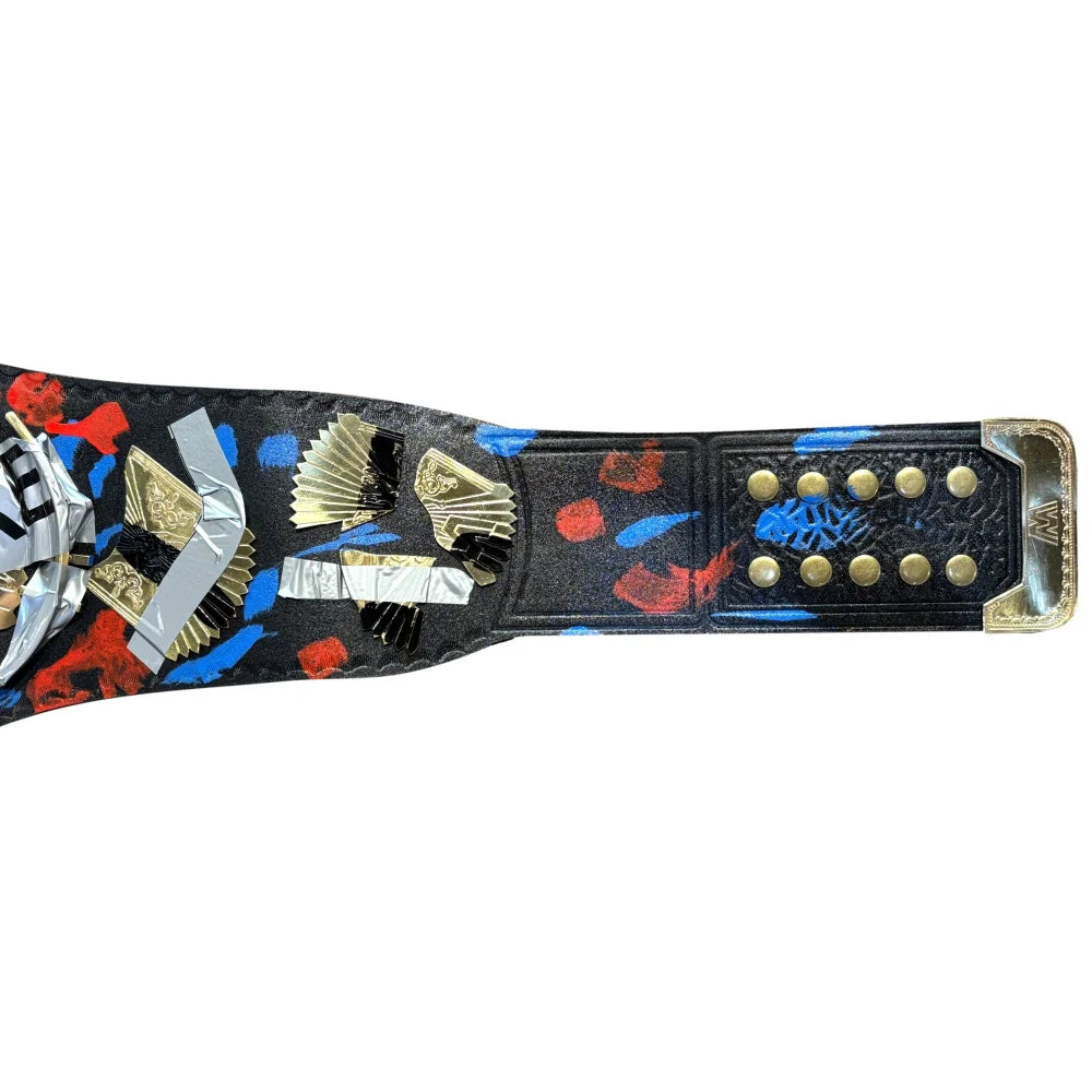 Authentic Mick Foley Signed WWE WWF Hardcore Championship Belt - JSA COA Certified - Collectible Wrestling Memorabilia for Fans & Display