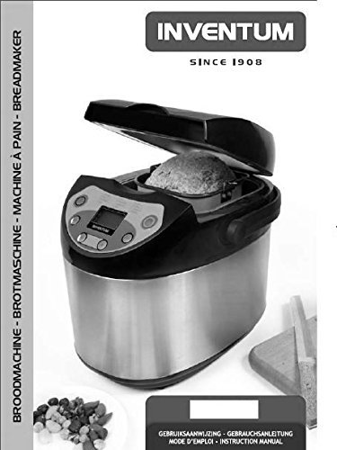 Inventum BM20 Bread Machine Maker Instruction Manual - User Guide for Baking Bread, Dough & More - Perfect for Home Bakers & Kitchen Enthusiasts