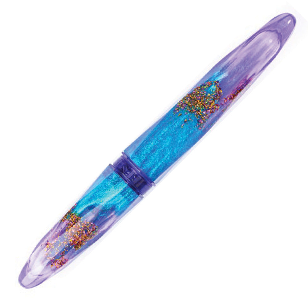 Benu Briolette Fountain Pen - Premium Amethyst Tide Color, Fine Nib, Luxury Writing Instrument for Professionals & Collectors - Perfect for Office, Gifts & Calligraphy