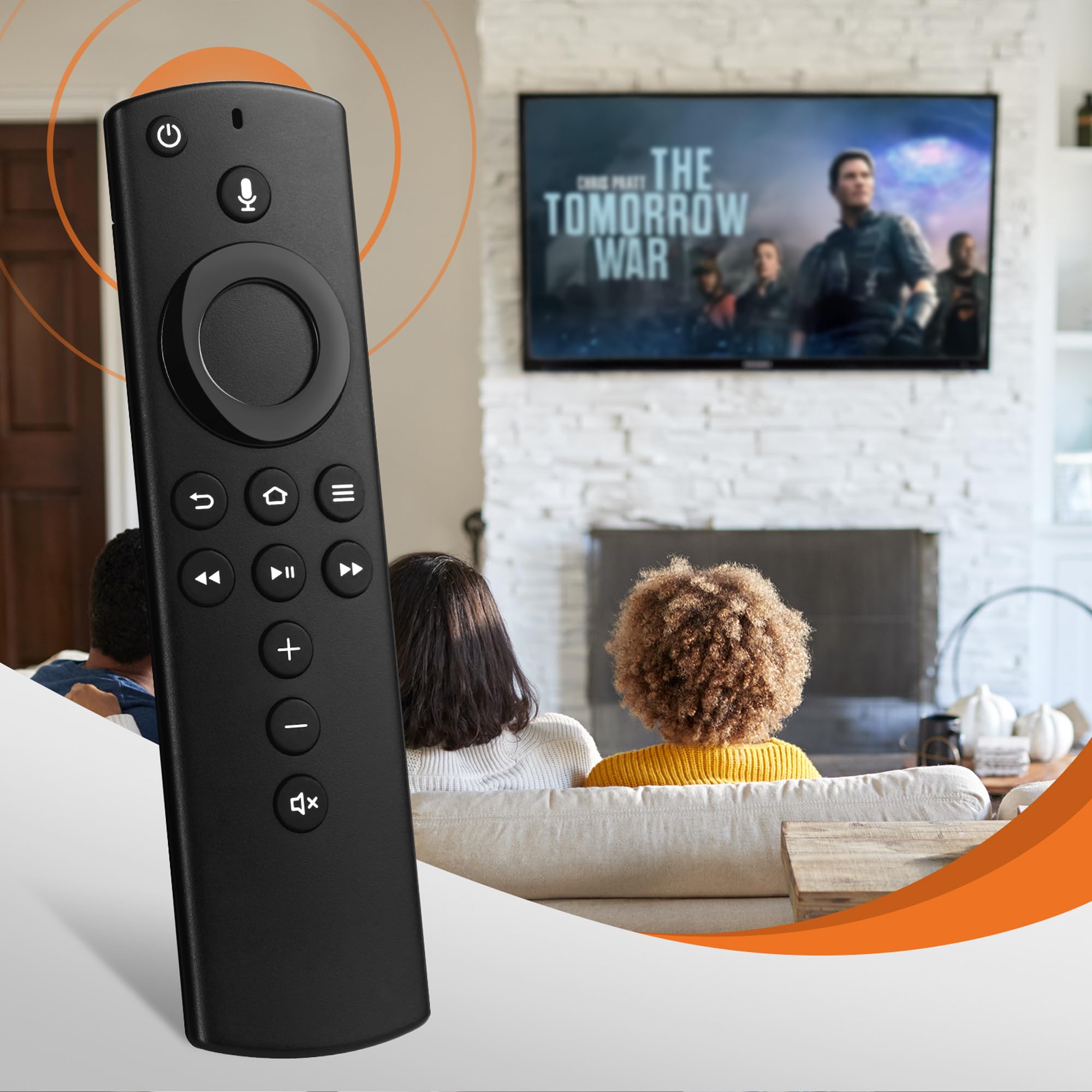 Replacement Voice Remote Control Compatible with Fire TV Stick (2nd Gen, 4K, Lite, 2020), Fire TV Cube & 3rd Gen Amazon Smart TVs - Hands-Free Alexa Voice Search for Streaming & Smart Home Control