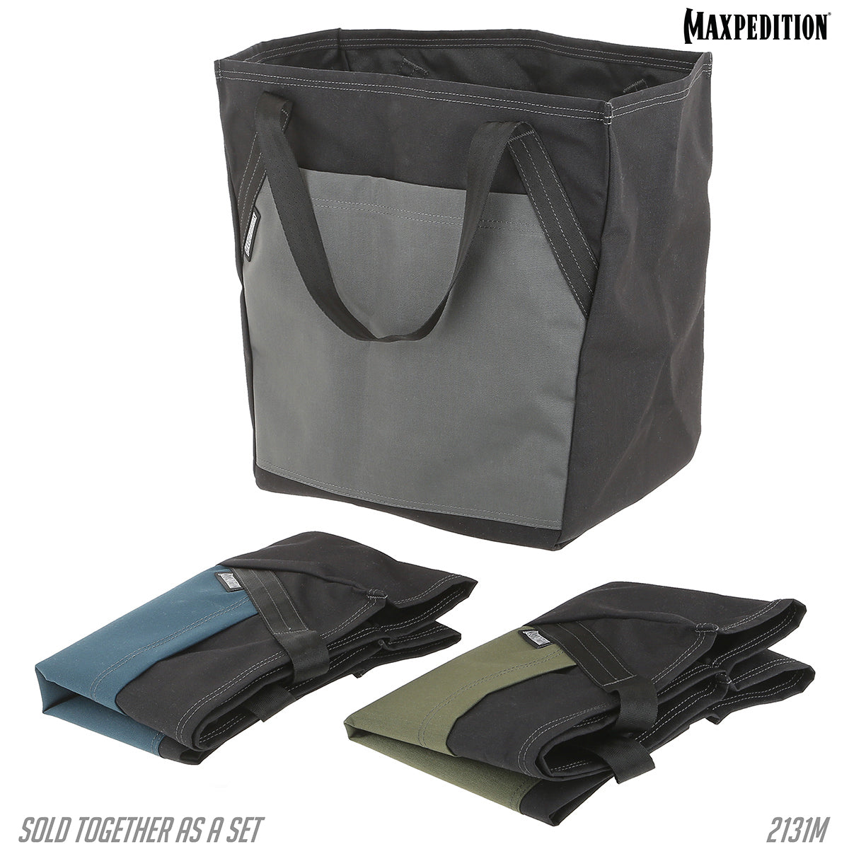 Trifecta 3-in-1 Versatile Tote Bag Set - Perfect for Work, Travel & Gym (Final Sale)
