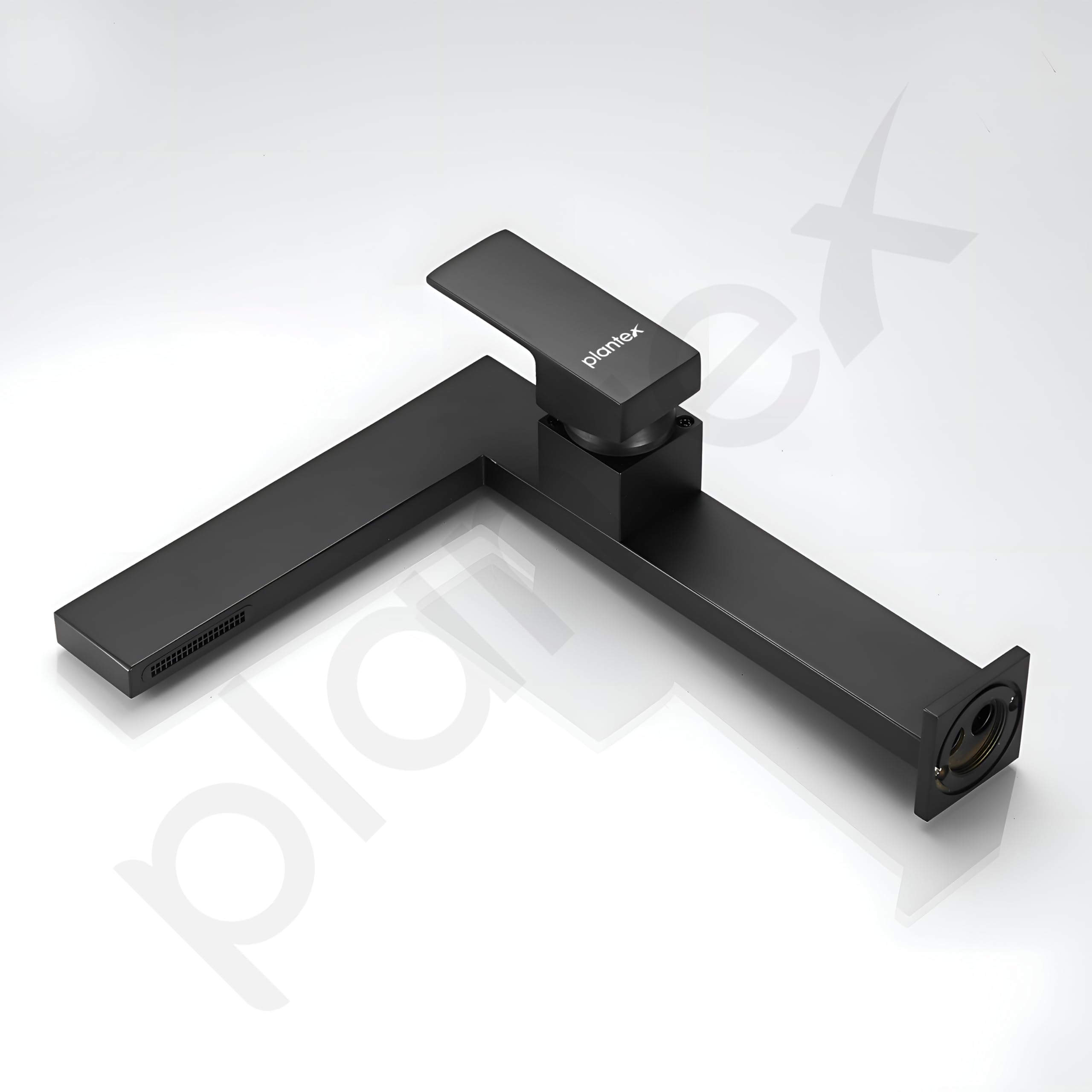 Plantex Pure Brass Single Lever Basin Mixer Tap - Hot & Cold Water Pillar Tap for Wash Basin - Matte Black Finish (7877-Black) - Perfect for Bathroom Sink & Vanity Installation