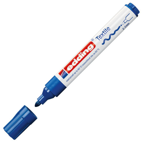 edding 4500 Bullet Tip Textile Marker - Permanent Fabric Marker for Clothes, Shoes & DIY Crafts - Ideal for Customizing T-Shirts, Denim & Canvas Projects