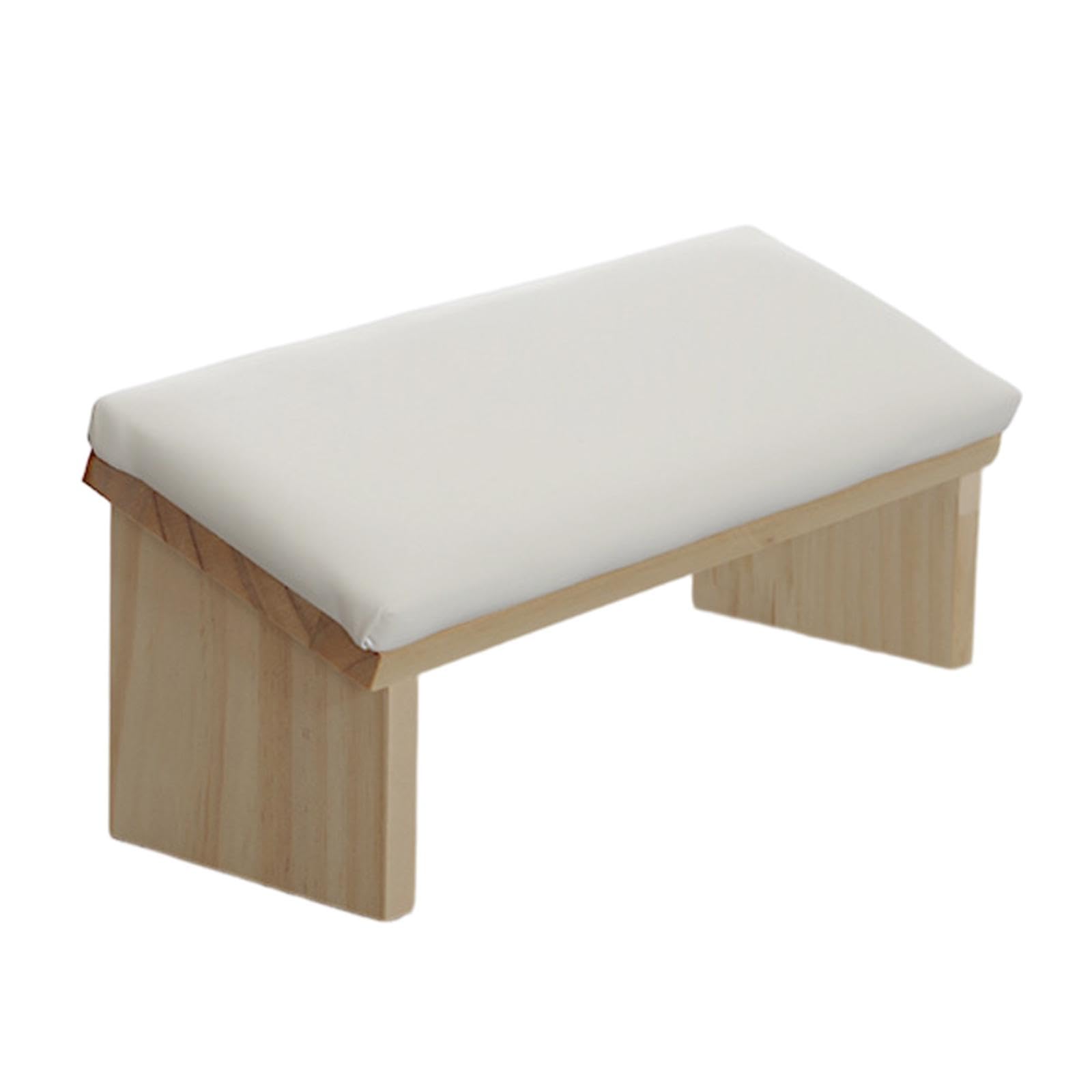 AWHAO Nail Hand Rest Cushion - Non-Slip Table Mat for Manicure & Spa, Ergonomic Wrist Support Pad for Nail Salon, Home & Professional Use (White) - Perfect for Gel Polish, Acrylic Nails & Pedicure Sessions