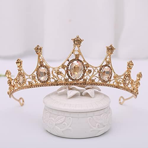 Sparkling Crystal Rhinestone Tiara Crown - Elegant Princess Headband for Quinceañera, Wedding, Birthday, Prom & Pageant | Perfect for Bridal Accessories, Special Occasions & Photo Shoots