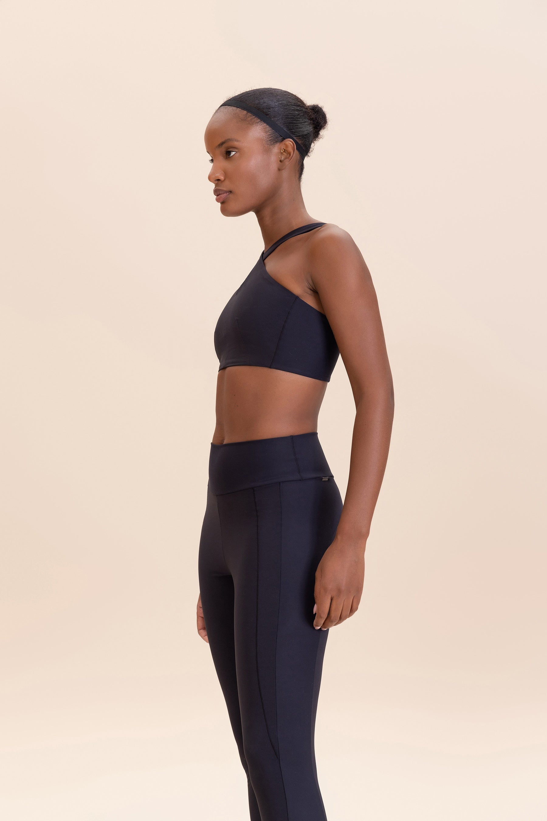 Comfortable Stretchy Neoprene Leggings for Women - High Waist Yoga Pants for Workout, Running & Lounge Wear