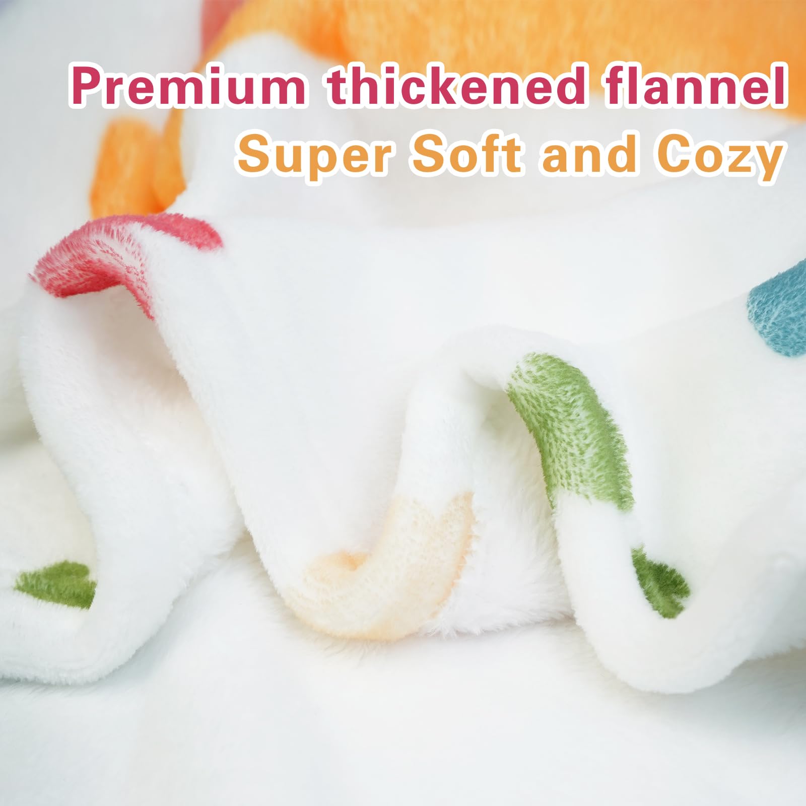 Custom Personalized Baby Blankets for Girls & Women - Boho Style Rainbow Baby Blanket with Name - Unique Gift for Baby Shower, Birthday & Expecting Moms - Perfect for Nursery Decor, Newborn Photos & Special Occasions