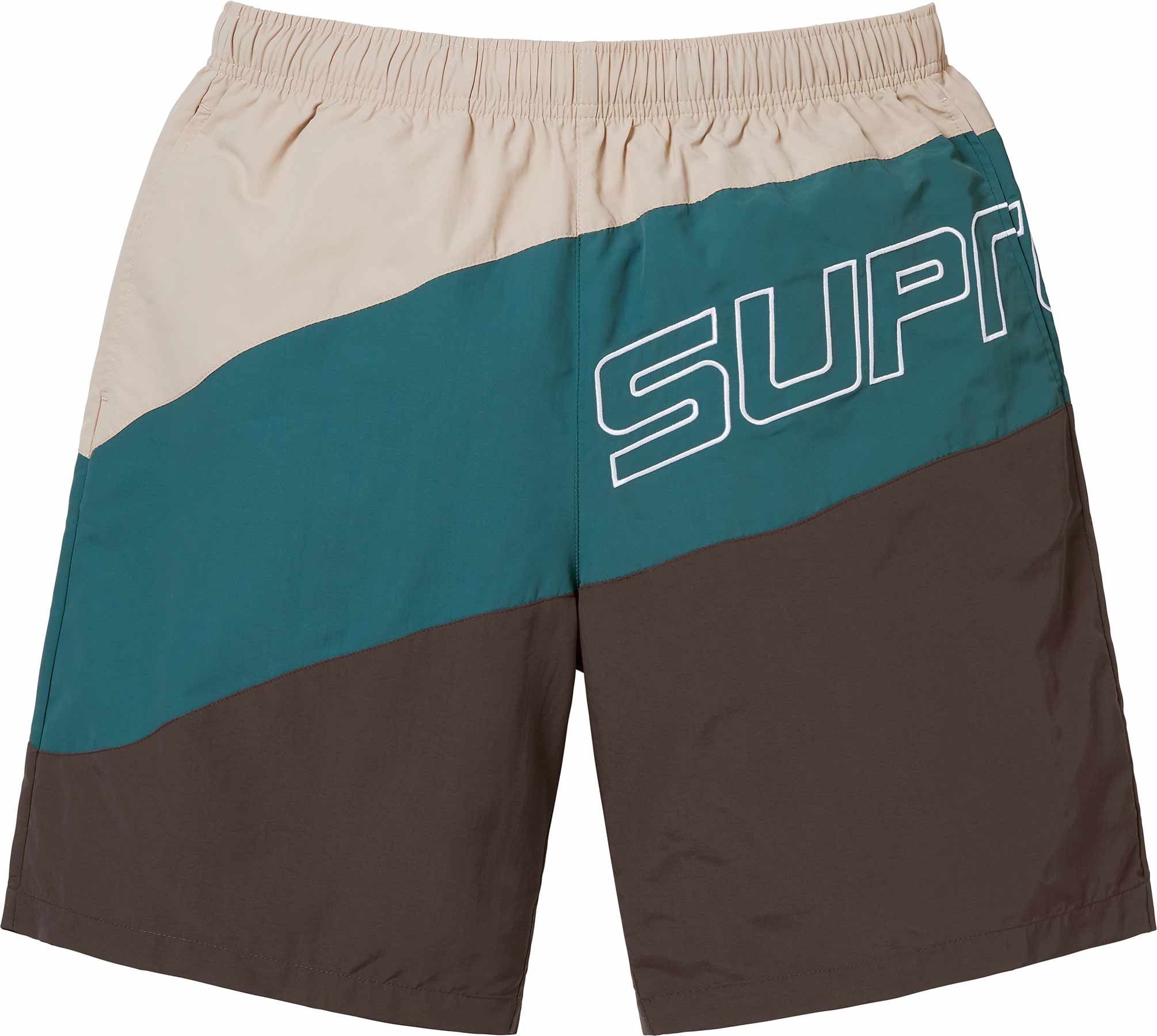 Supreme Curve Nylon Shorts for Men - Comfortable Brown Athletic Shorts for Running, Gym & Casual Wear