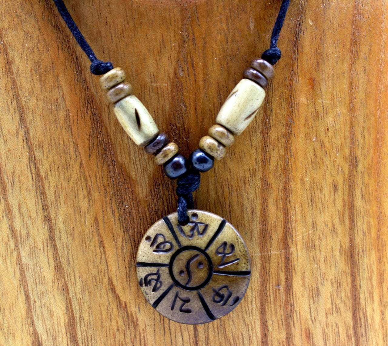 Compassion Bone Necklace - Handmade Spiritual Jewelry for Meditation, Yoga & Healing | Meaningful Gift for Loved Ones