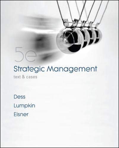 Strategic Management: Text and Cases - Business Strategy Textbook for MBA Students & Professionals | Corporate Planning, Decision Making & Leadership Development