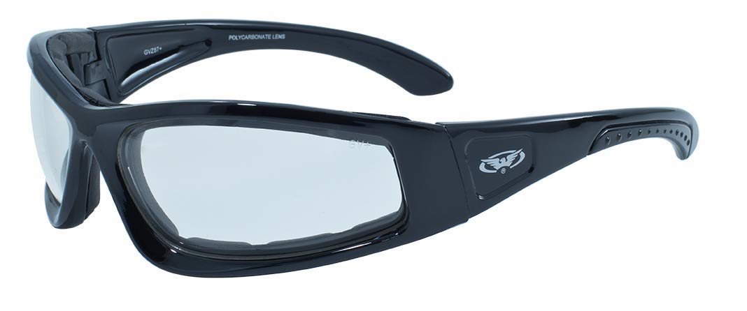 Global Vision Black Frame Safety Glasses - ANSI Z87.1 Certified Protective Eyewear for Construction, Woodworking & DIY Projects